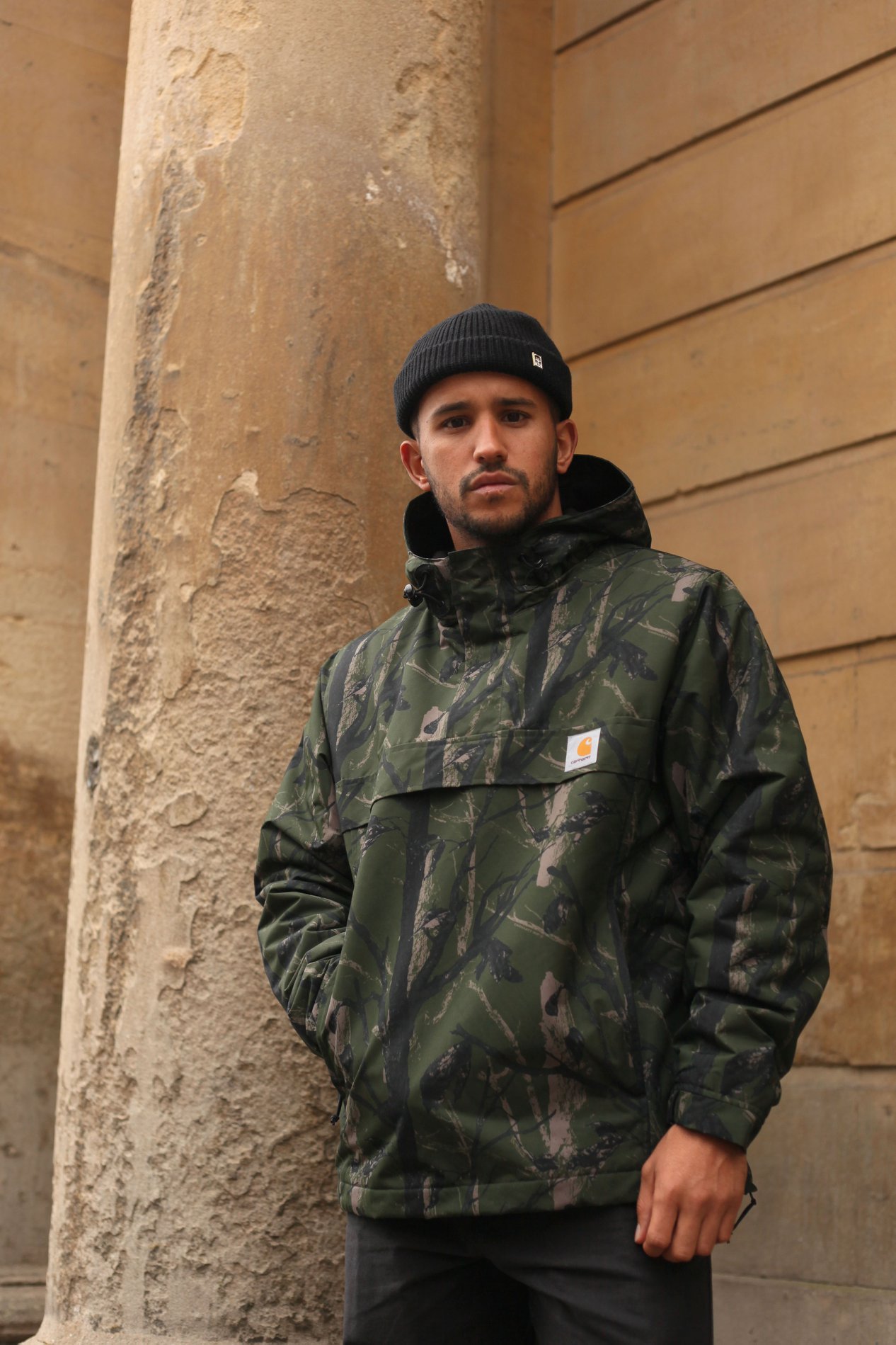Carhartt Nimbus Pullover Camo Tree Green is now available in-store 