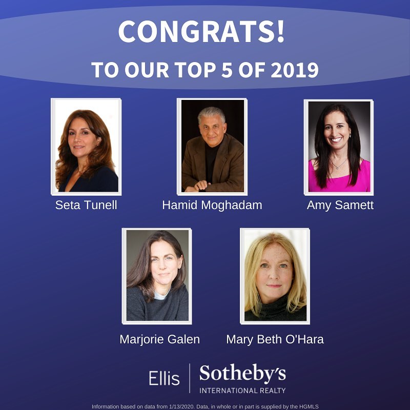 Ellis Sotheby's International Realty - Congratulations to our Top 5 ...