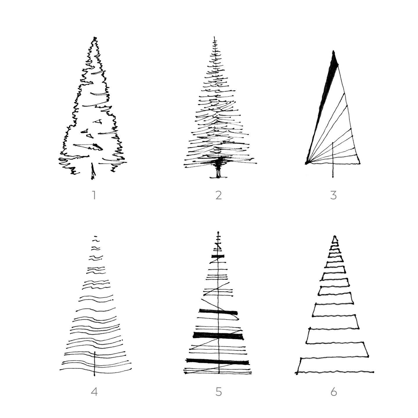 IllustrArch - Compilation of hand-sketched trees and...