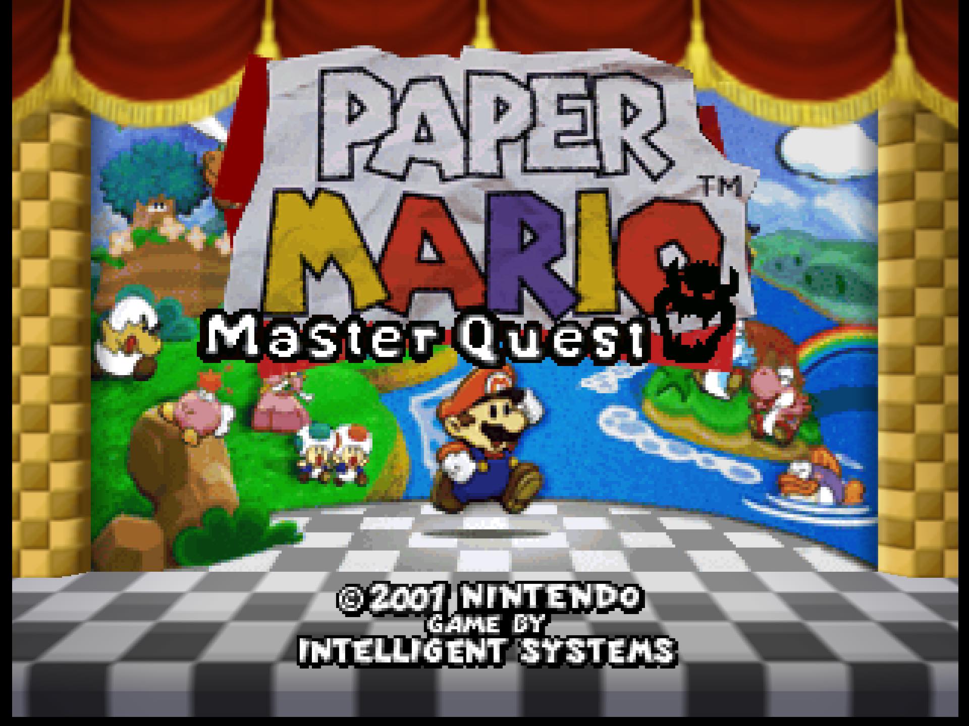 Nintendo RPG Fans | Paper Mario Master Quest (mod/rom hack of Paper ...