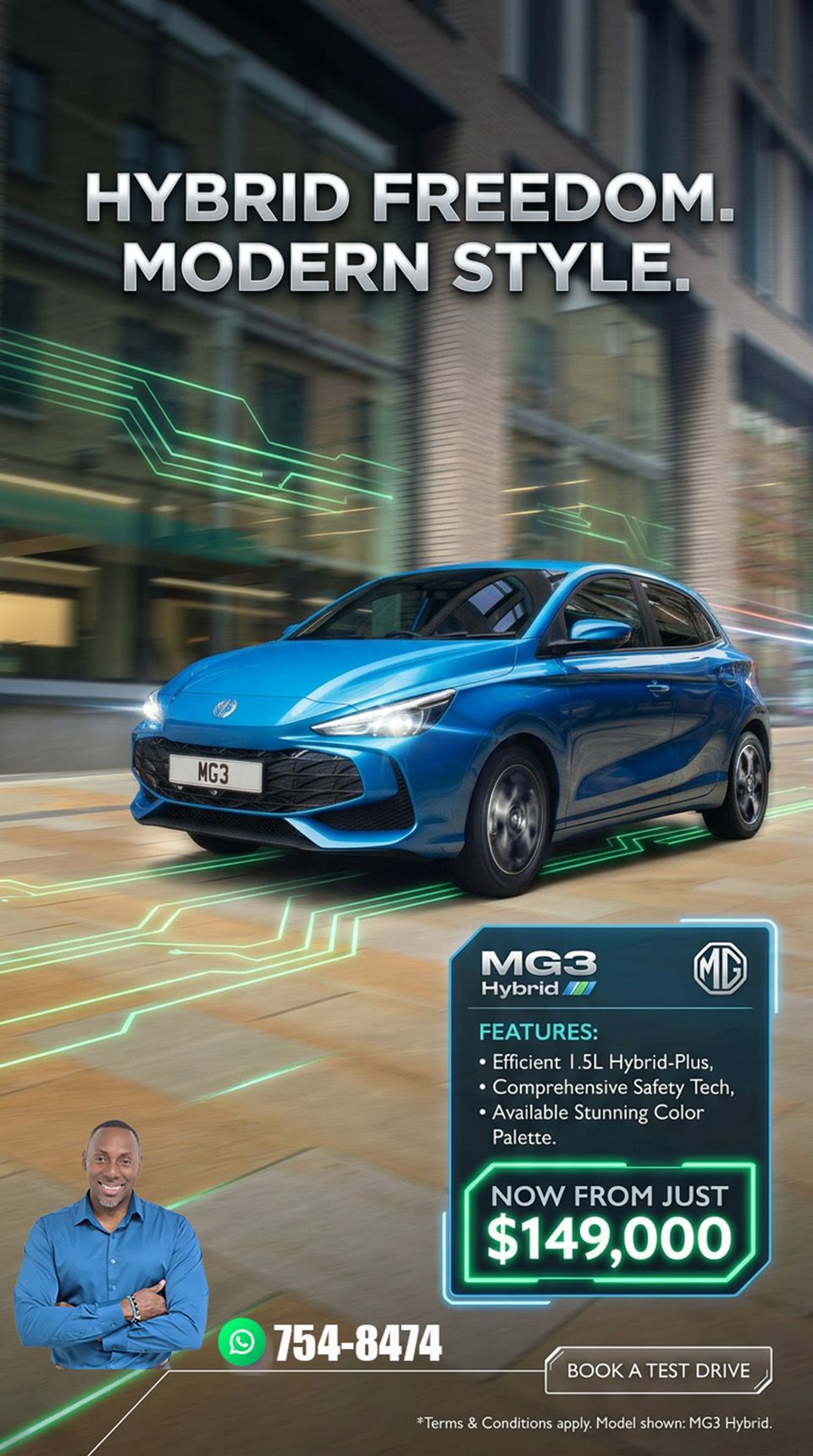 MG3 now available For more information, Test drive and bookings