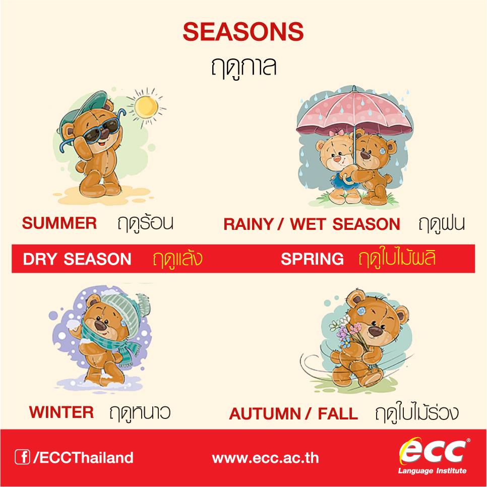 ECC Thailand - เอ...ตอนนี้เรากำลังอยู่ในฤดูไหนนะ SEASONS... | Facebook