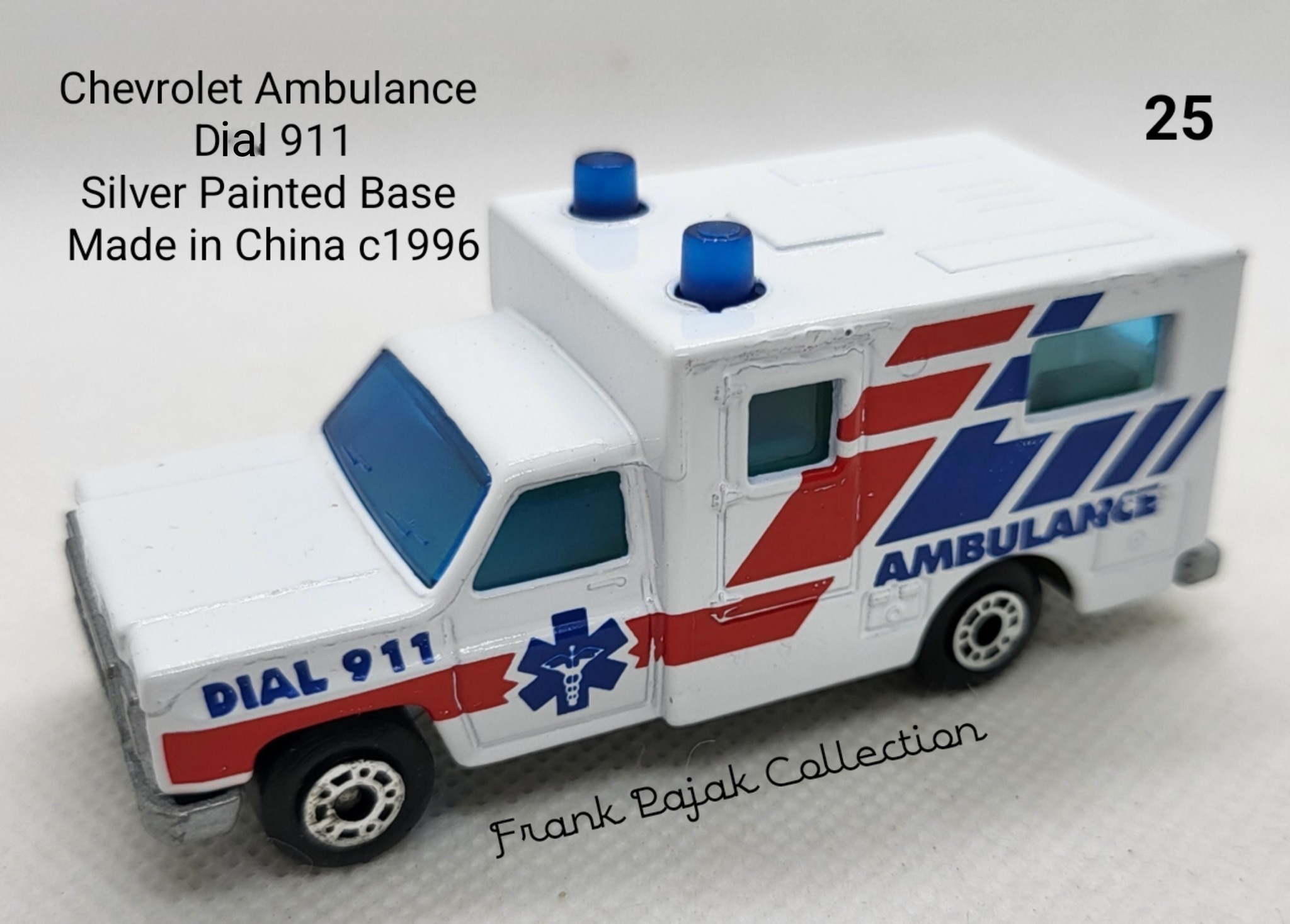 Matchbox Chevrolet ambulance model