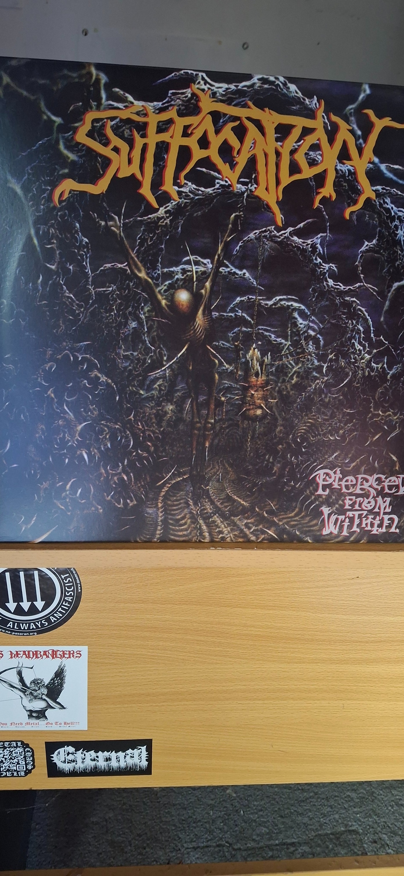 Suffocation's pierced from within re-release on vinyl