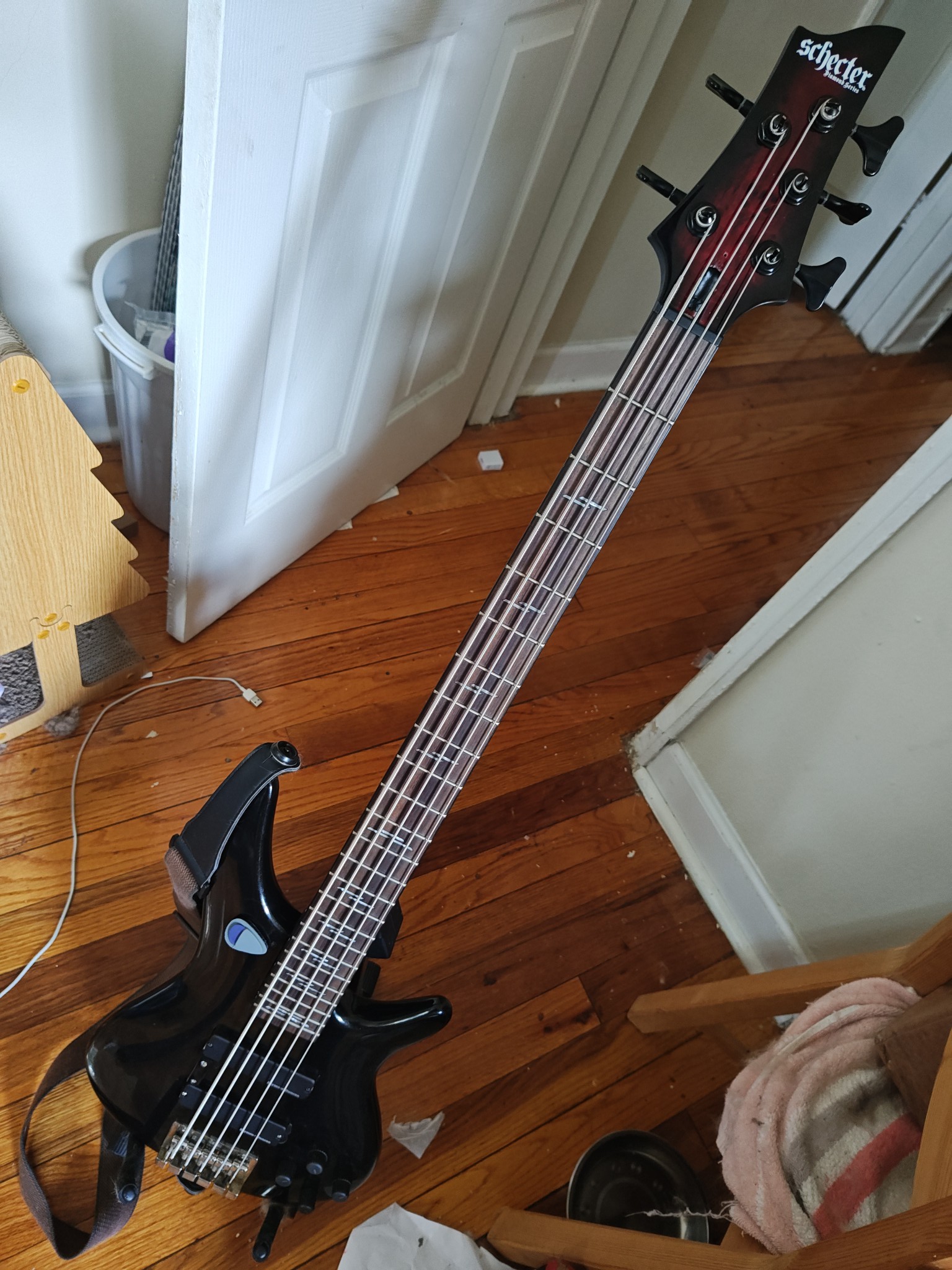 Upgraded Ibanez SR305 with Schecter Omen Elite neck and Seymour
