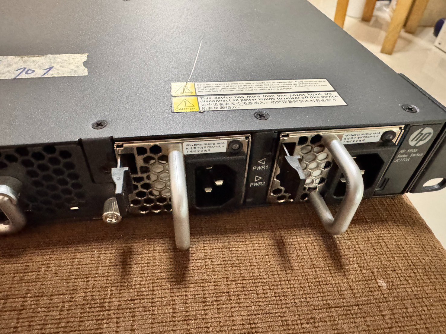 HP flex Fabric switch SPF+ 10Gbps 40 gbps QSFP 4 port