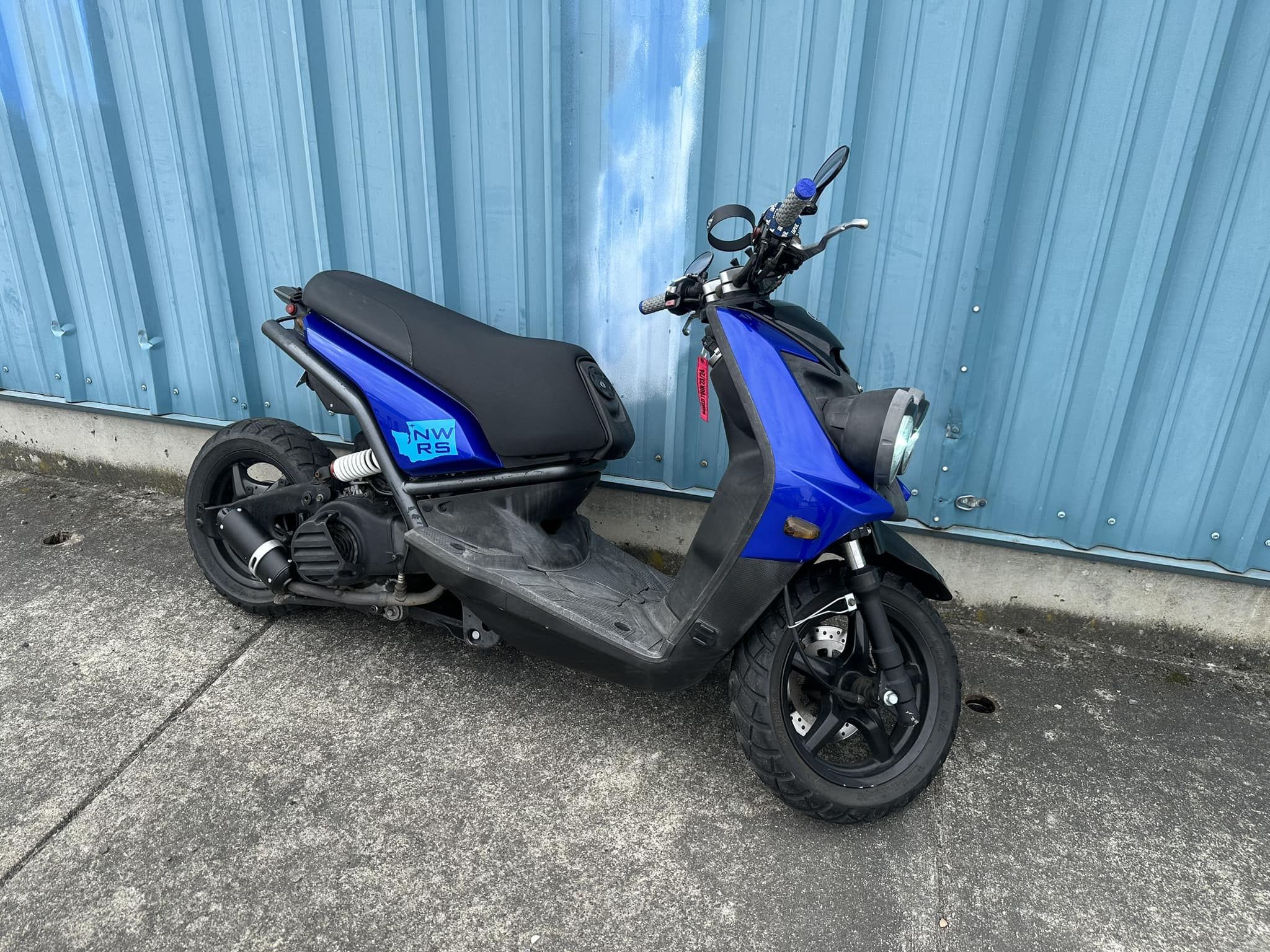 Custom Zuma 125 Scooter with Koso 190cc Motor and TE37 Wheel