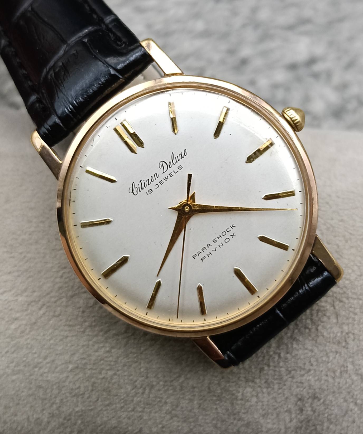 CITIZEN DELUXE 19 JEWELS PARA SHOCK PHYNOX รายละเอียดด้านล่างครับ?