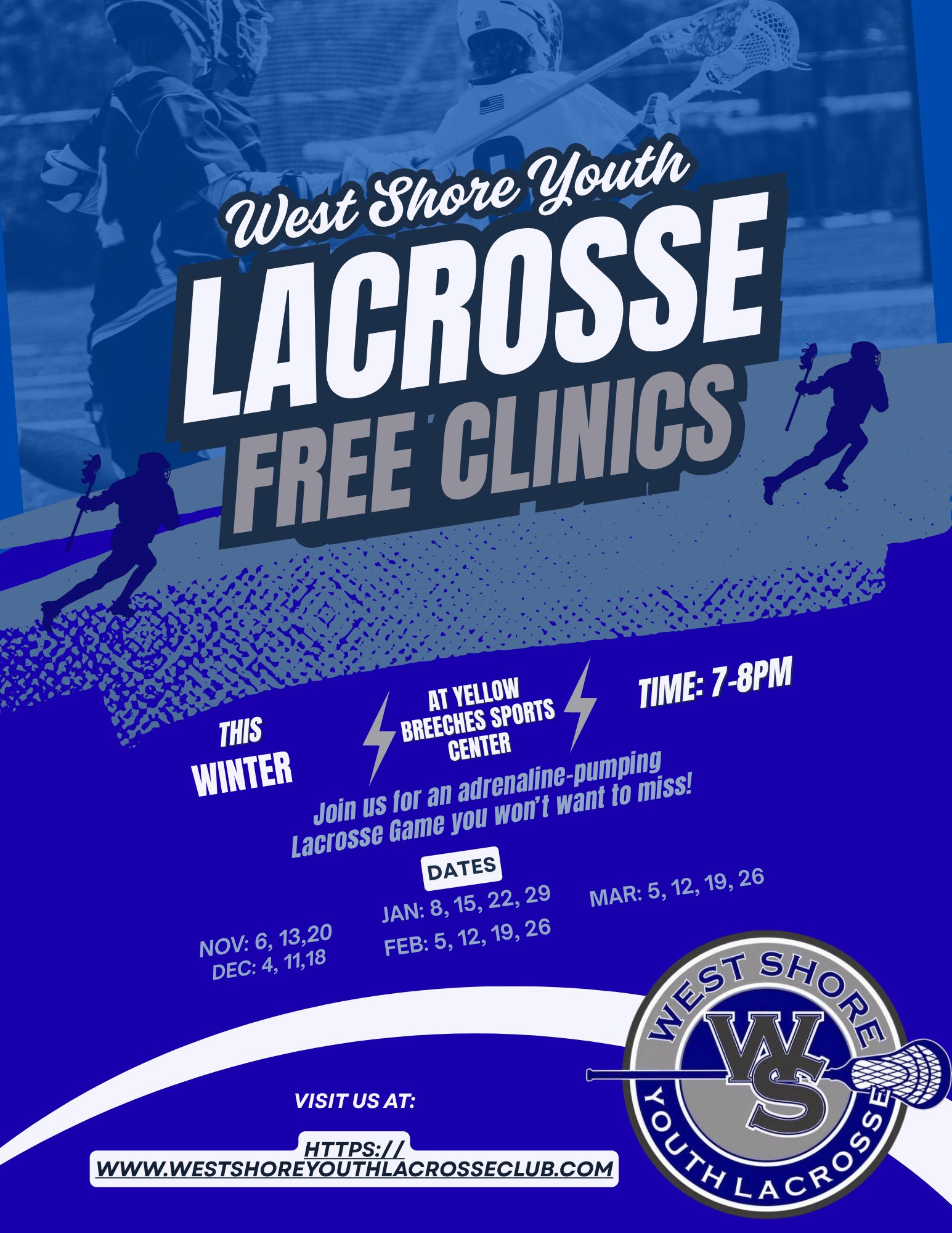 West Shore Youth Lacrosse Free Clinics