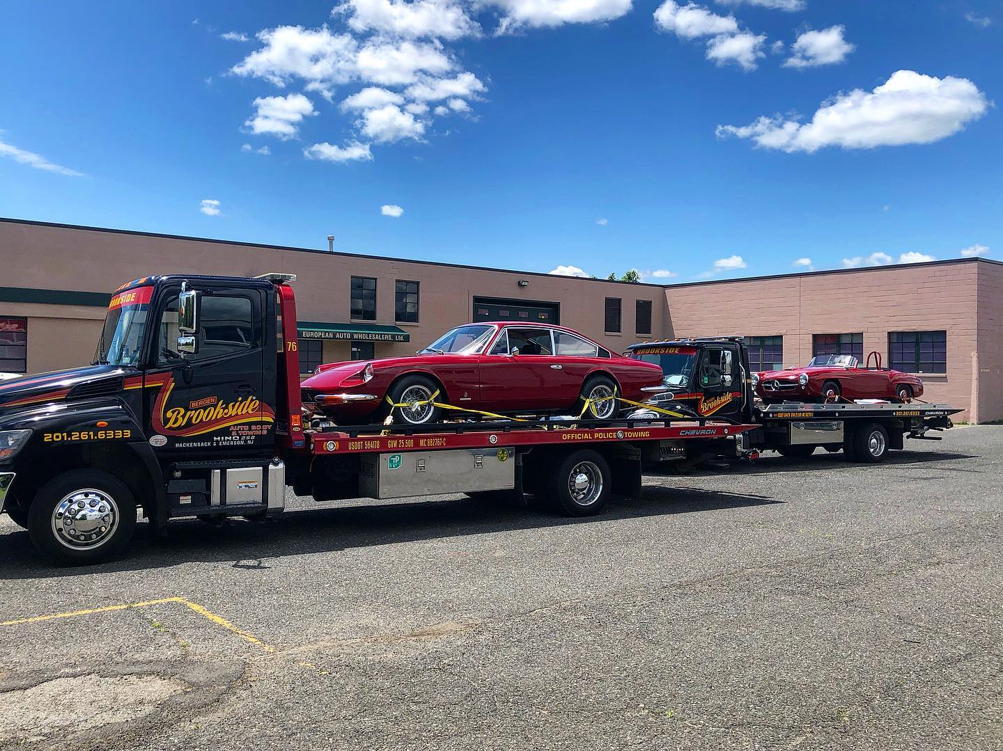 Transporting a few... - Bergen Brookside Auto Body & Towing | Facebook