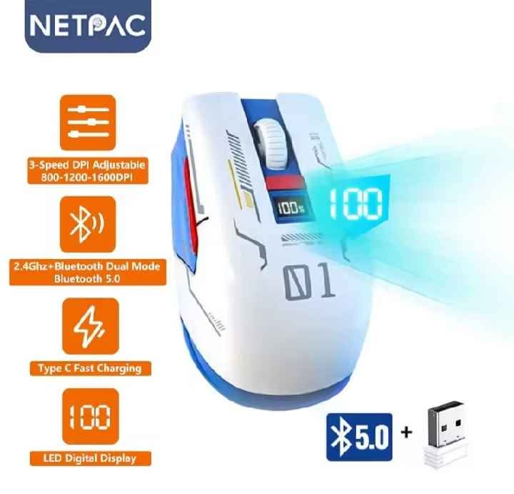 MARKETPLACE SUMATERA BARAT | NETPAC Mouse Wireless Gaming M1 Bluetooth ...