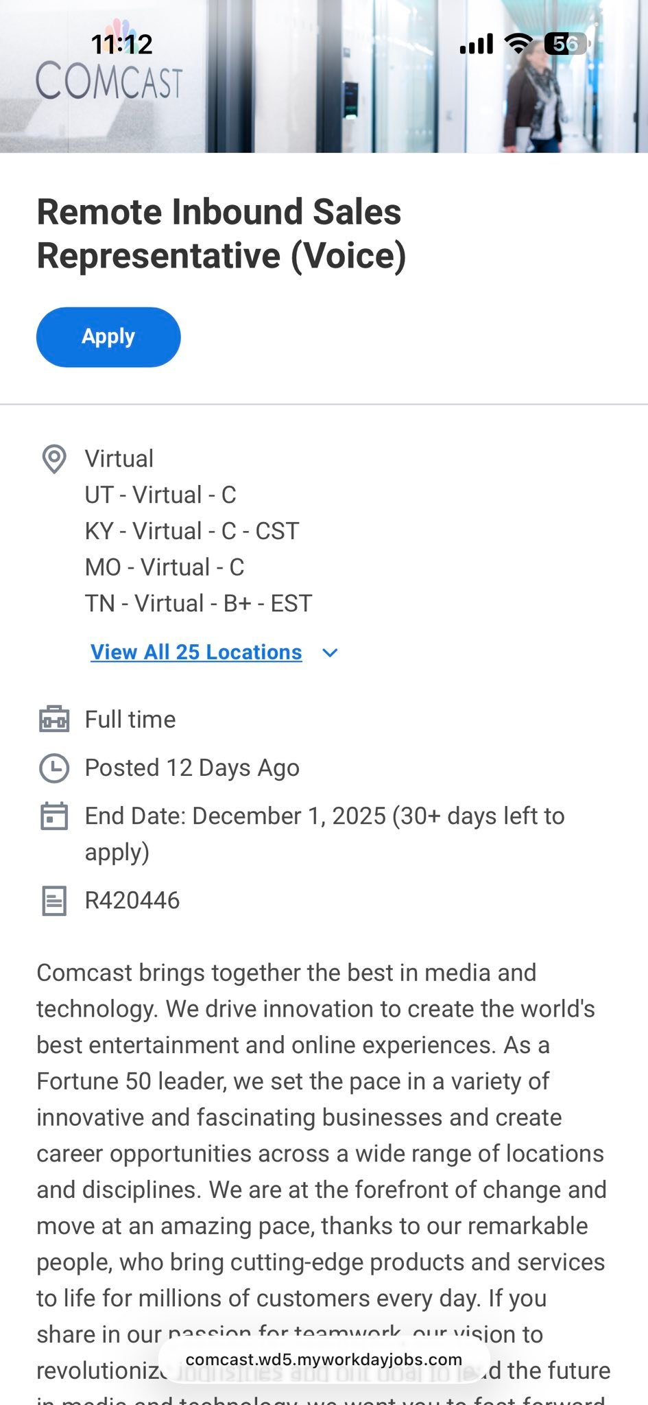 Comcast: Remote Inbound Sales Representative (Voice) | Facebook
