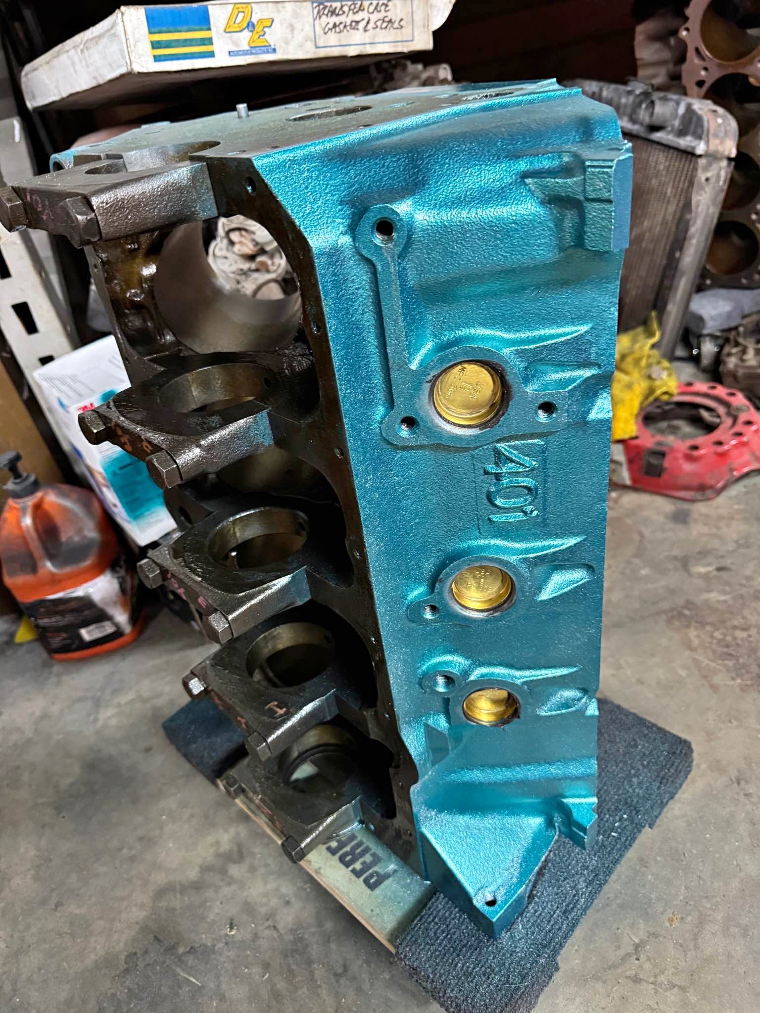Freshly machined AMC 401 engine block - Car Engines & Engine Parts ...