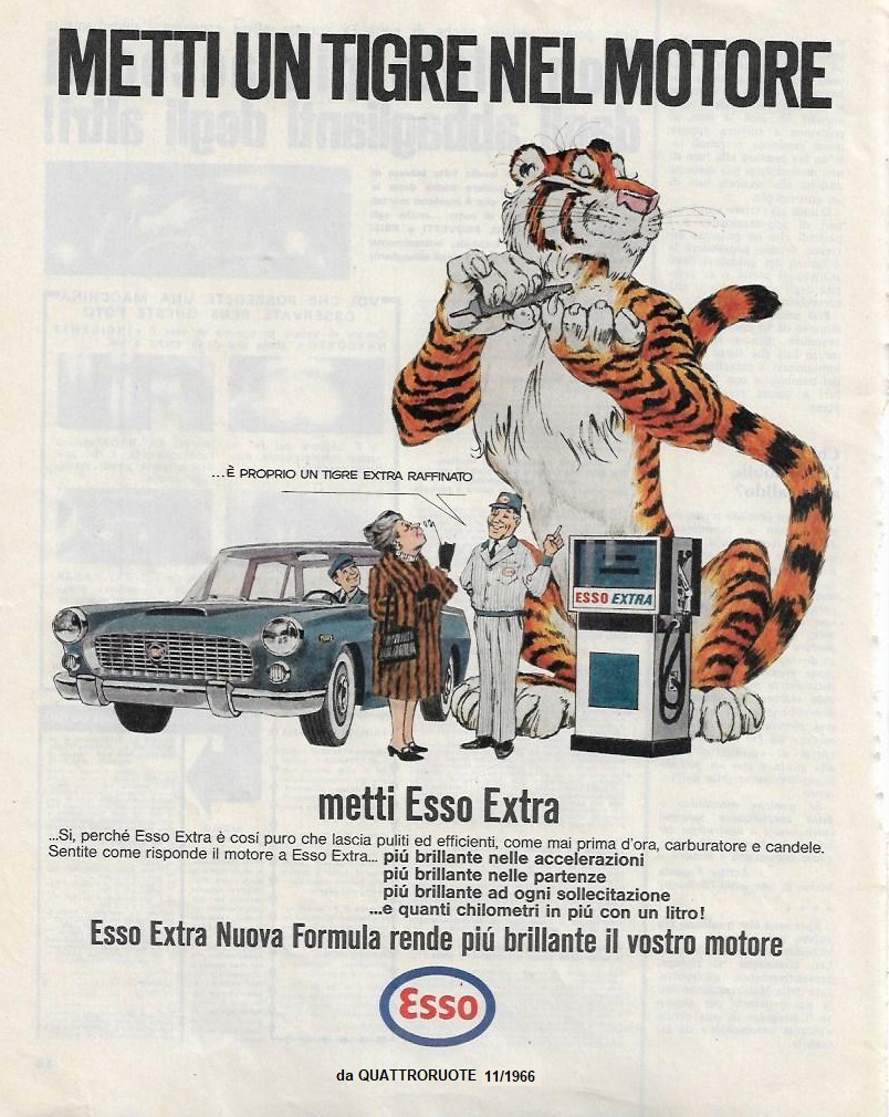 Esso Extra oil ad from 1966