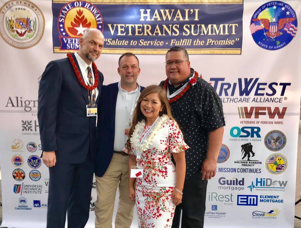 VA - Dr. David Brown, co-chair; Lt Governor Josh Green; Ron Han ...