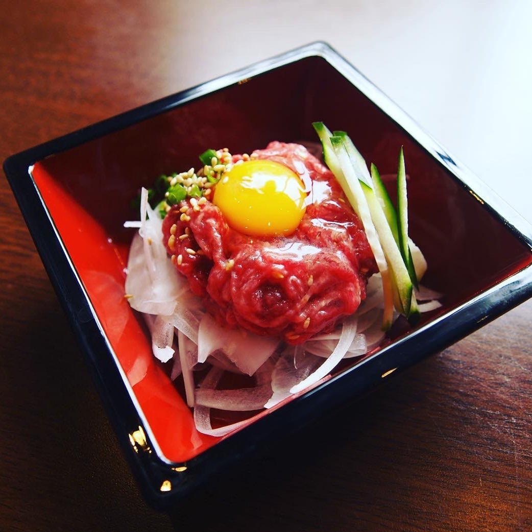 Nikutaro - 🥩和牛ユッケ🥩 Wagyu Yukke ⏩ raw meat dish called