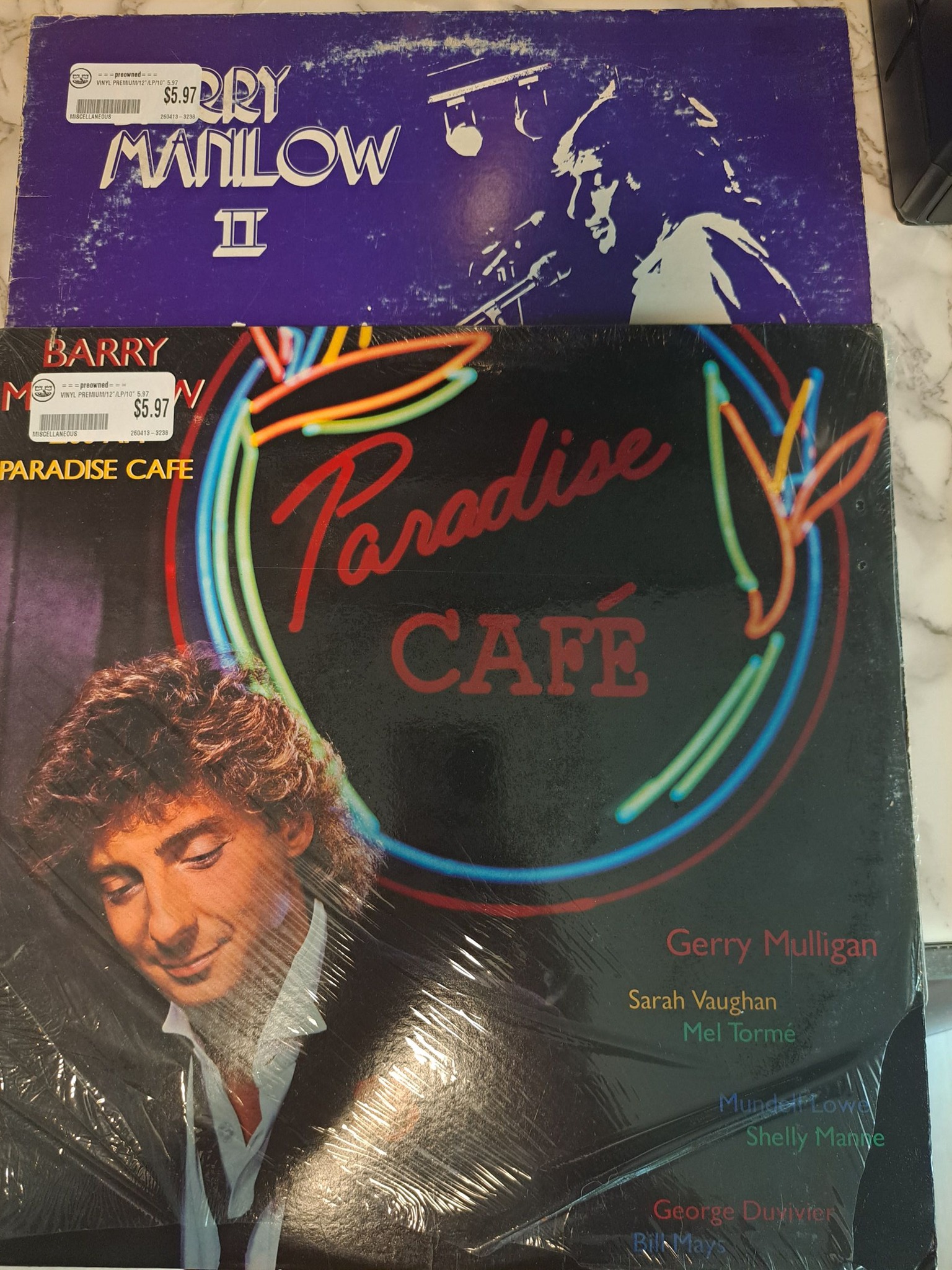 Barry Manilow's unique album collection