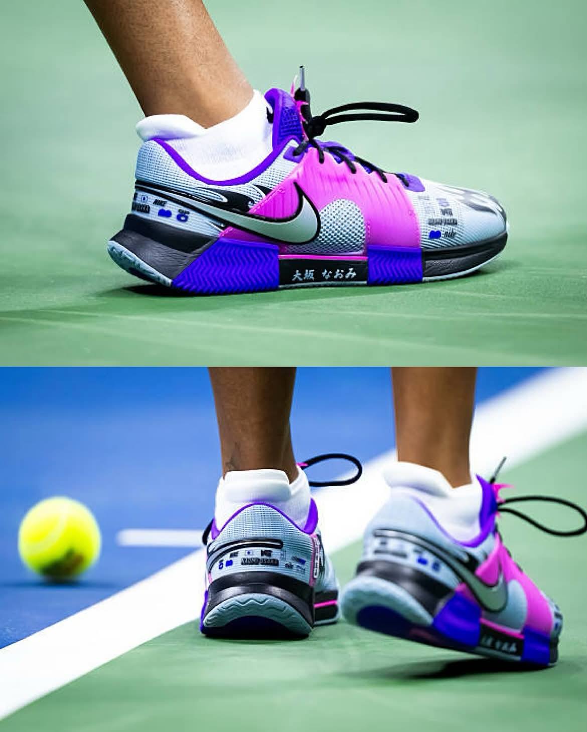 Naomi Osaka's custom Nike GP Challenge 1s for US Open