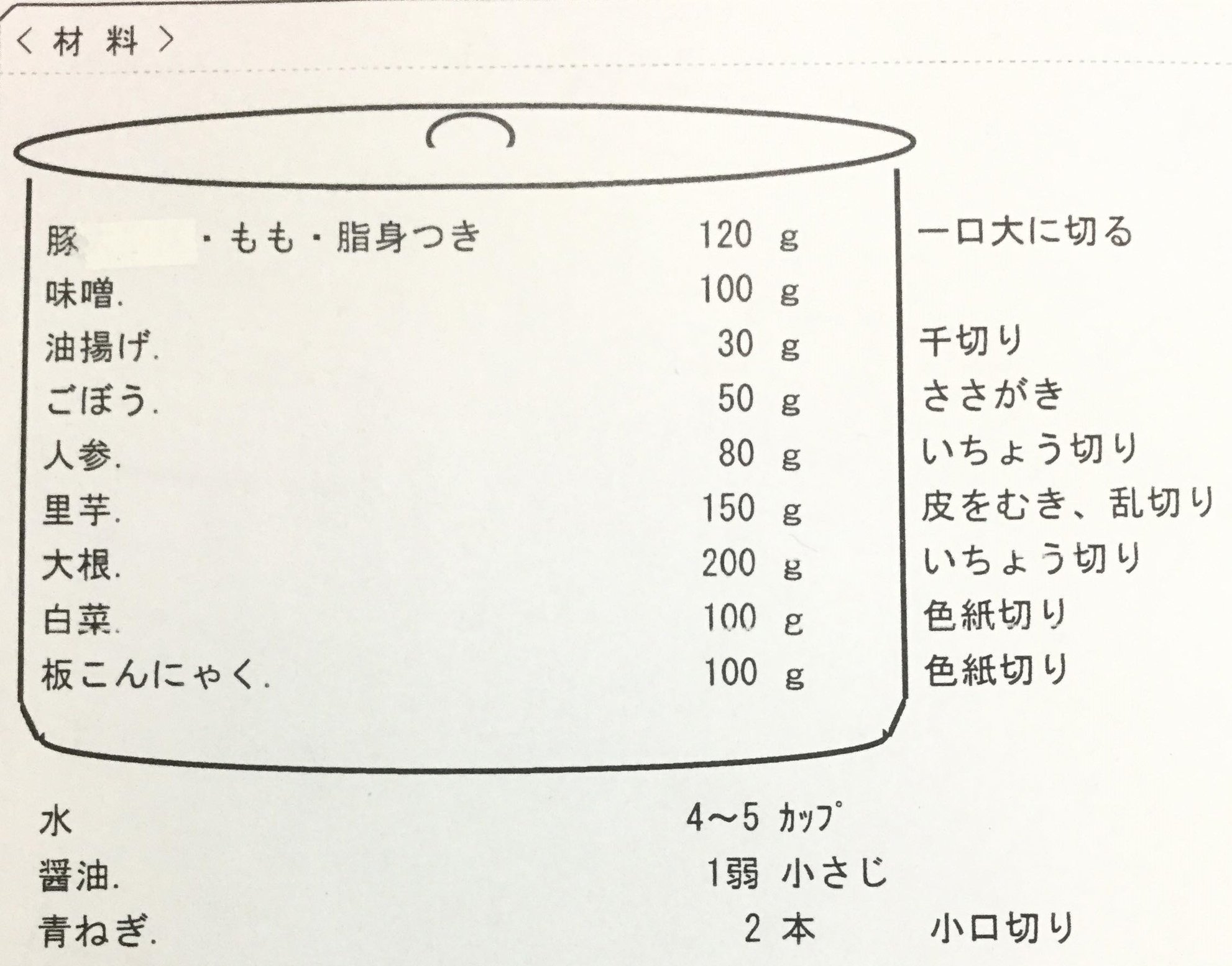 重ね 煮 順番