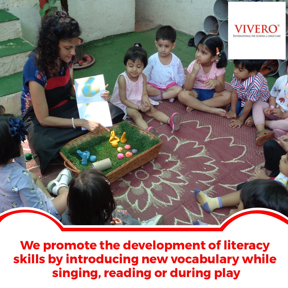 Learning language through play. #ViveroPreschools # ...