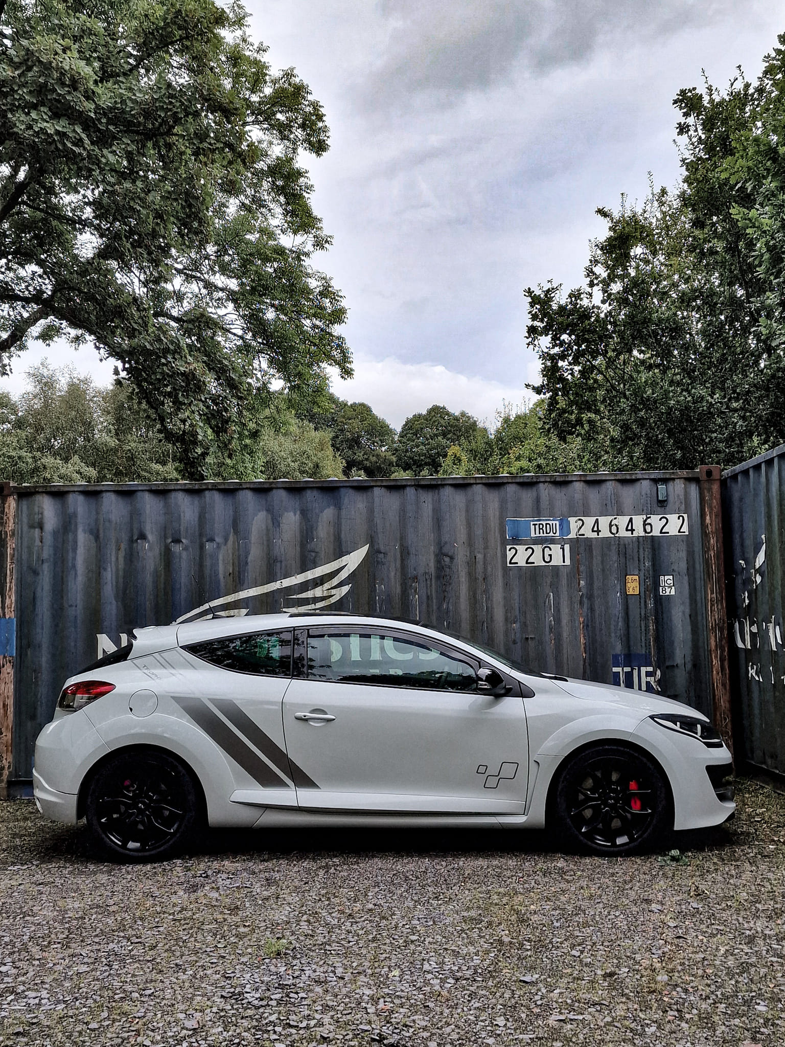 Modified Pearl White Renault Megane RS275 Trophy now in stock