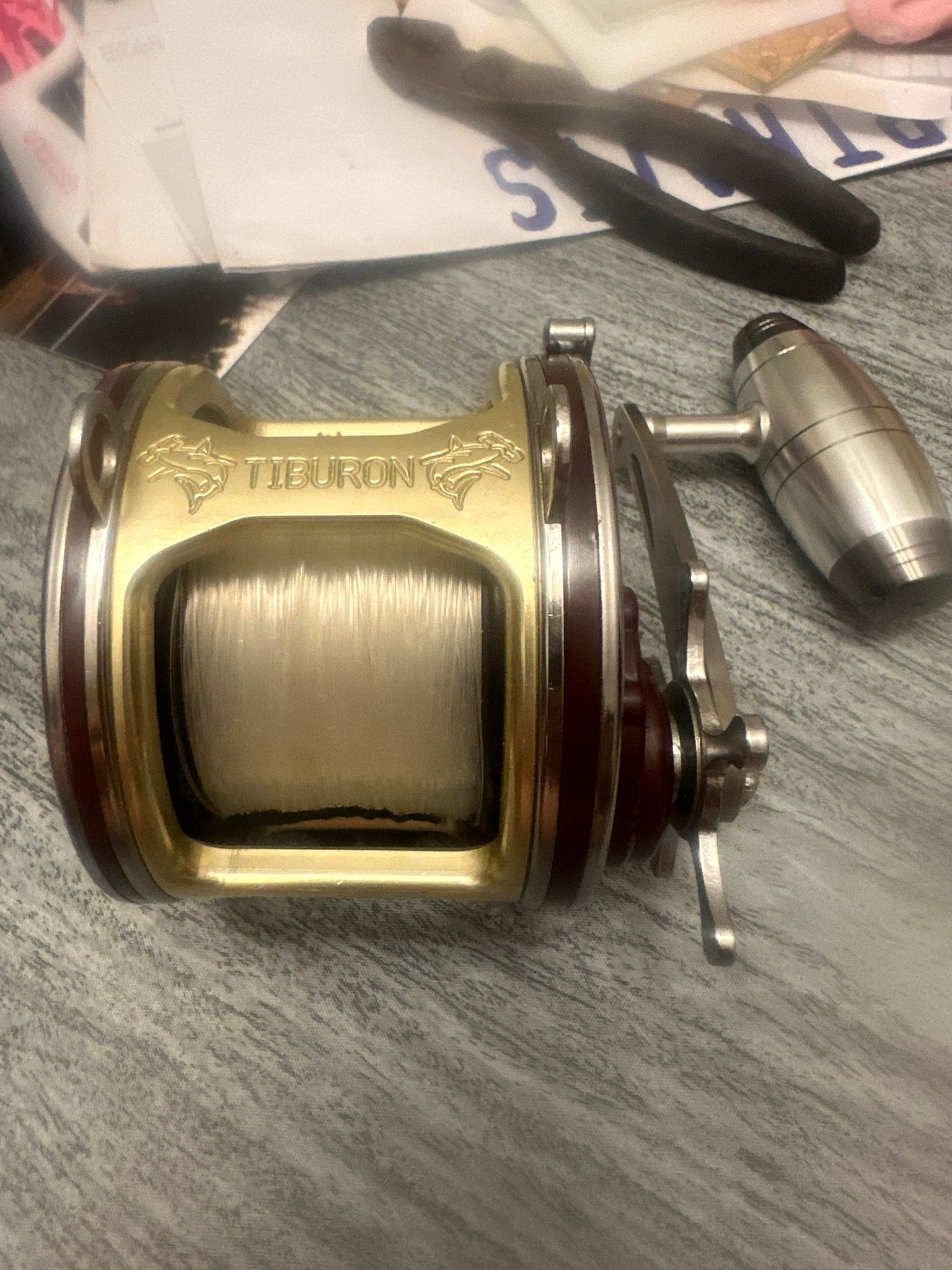 Cadre Et Bobine Accurate Pour Moulinet De Pêche Penn 113H/113HL - Fabriqué USA, Occasion