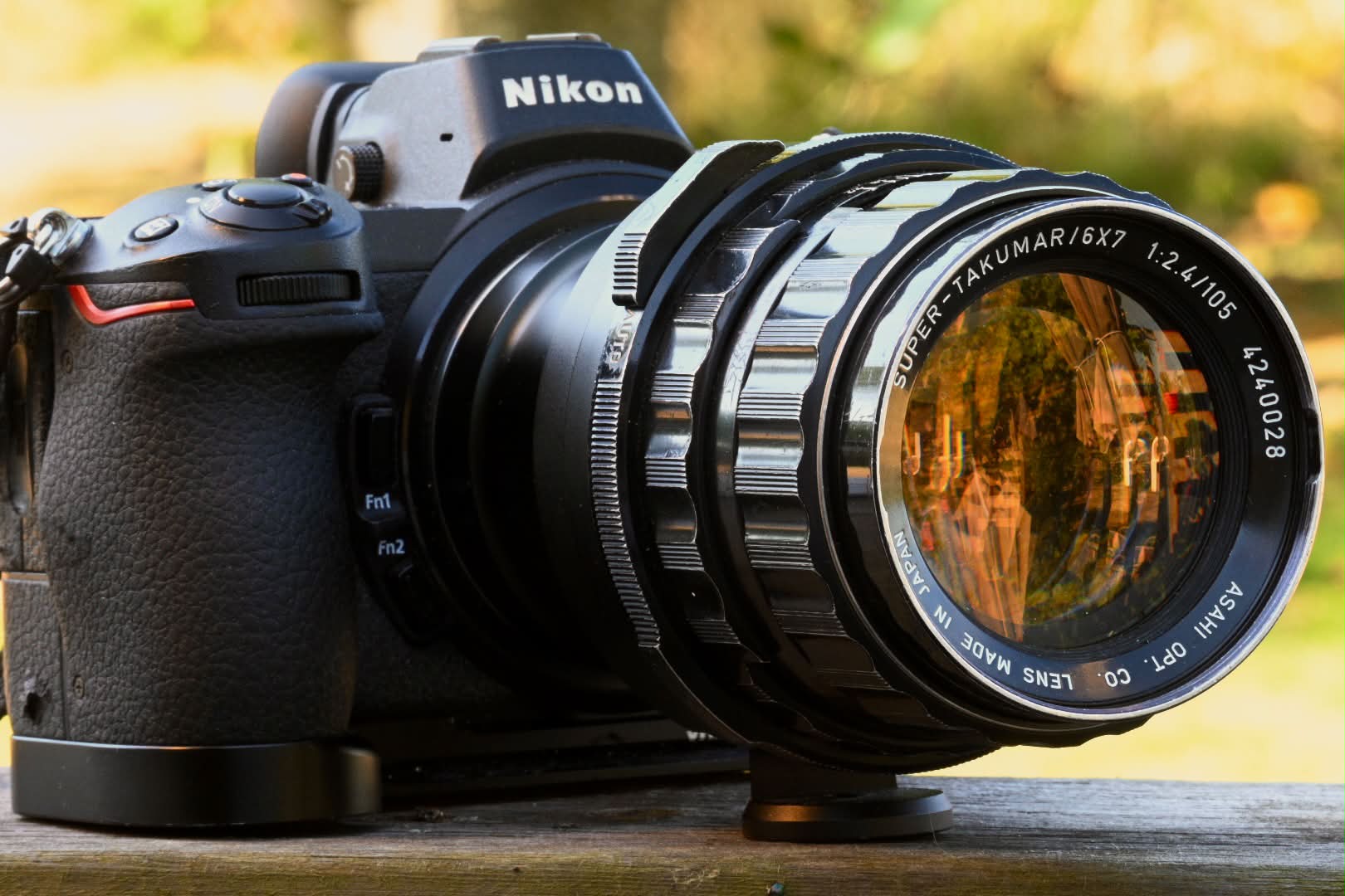 Adapting vintage Pentax 67 lenses to Nikon Z system results