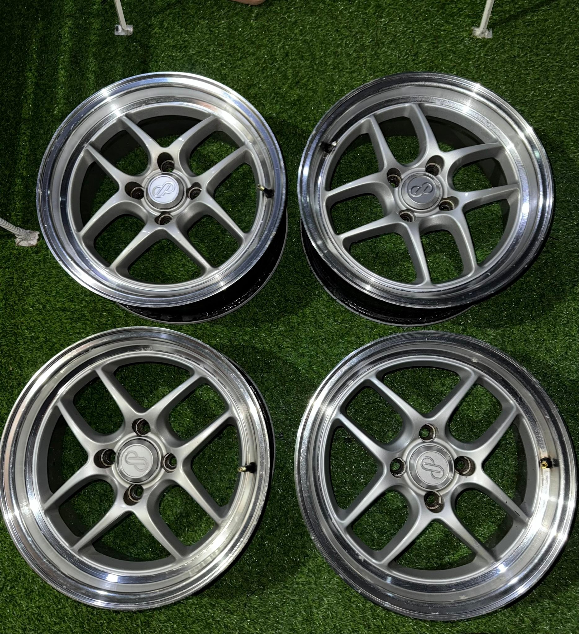 ENKEI SC14 4x100 Et 35 15x6.5 Thai copy In very presentable 