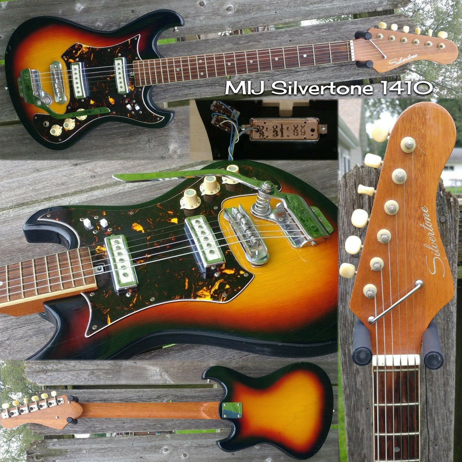 Vintage Silvertone 1405 guitar overview