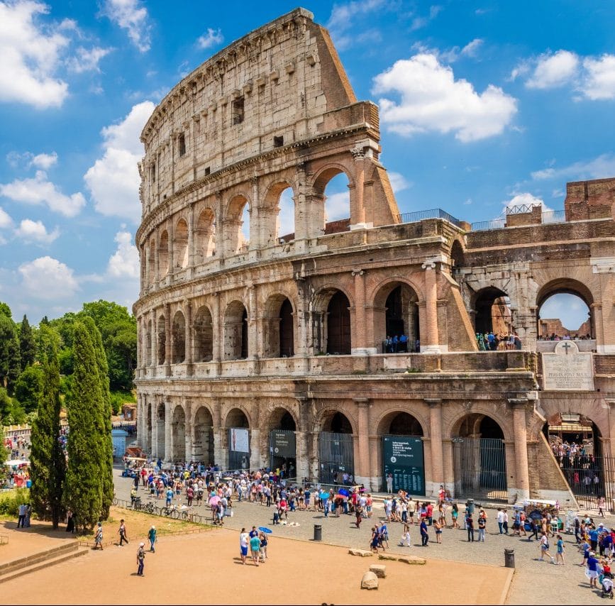 Finding Roman numerals at the Colosseum relatable