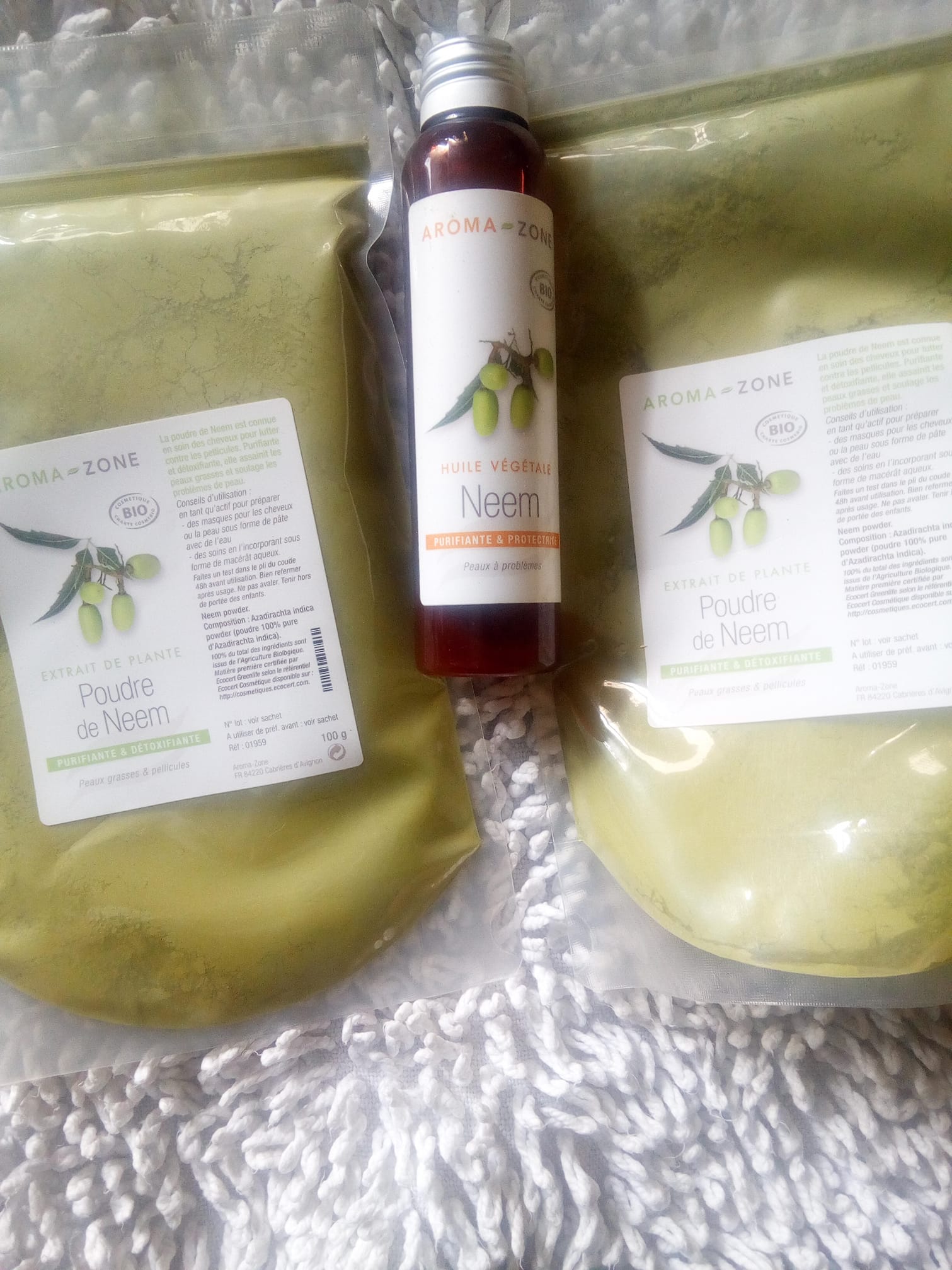 Poudre De Neem Bio Ayurvédique - Sachet France Herboristerie, Pur Et Naturel