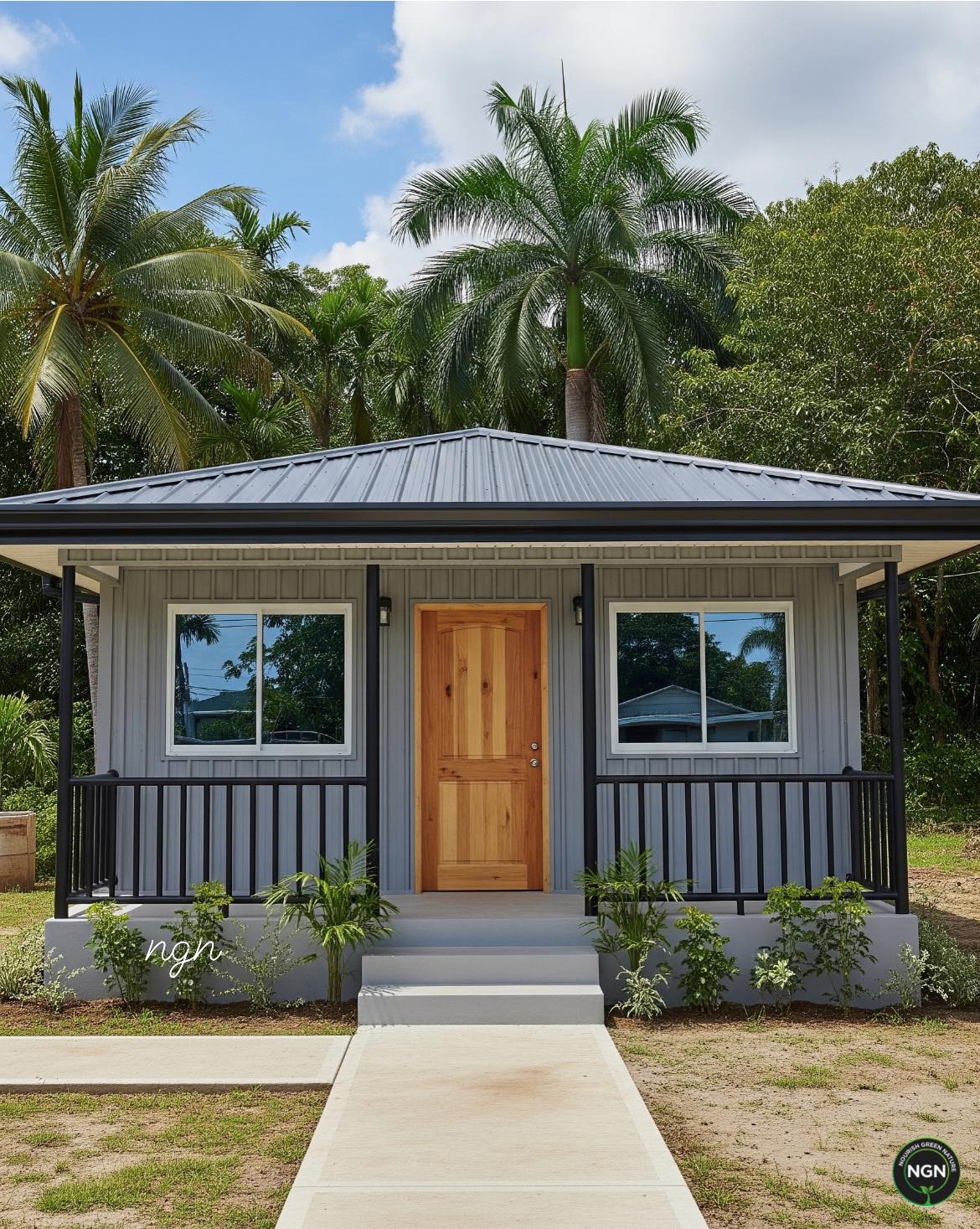 Nathaniel - 🇵🇭A simple and cozy small house built with metal cladding ...