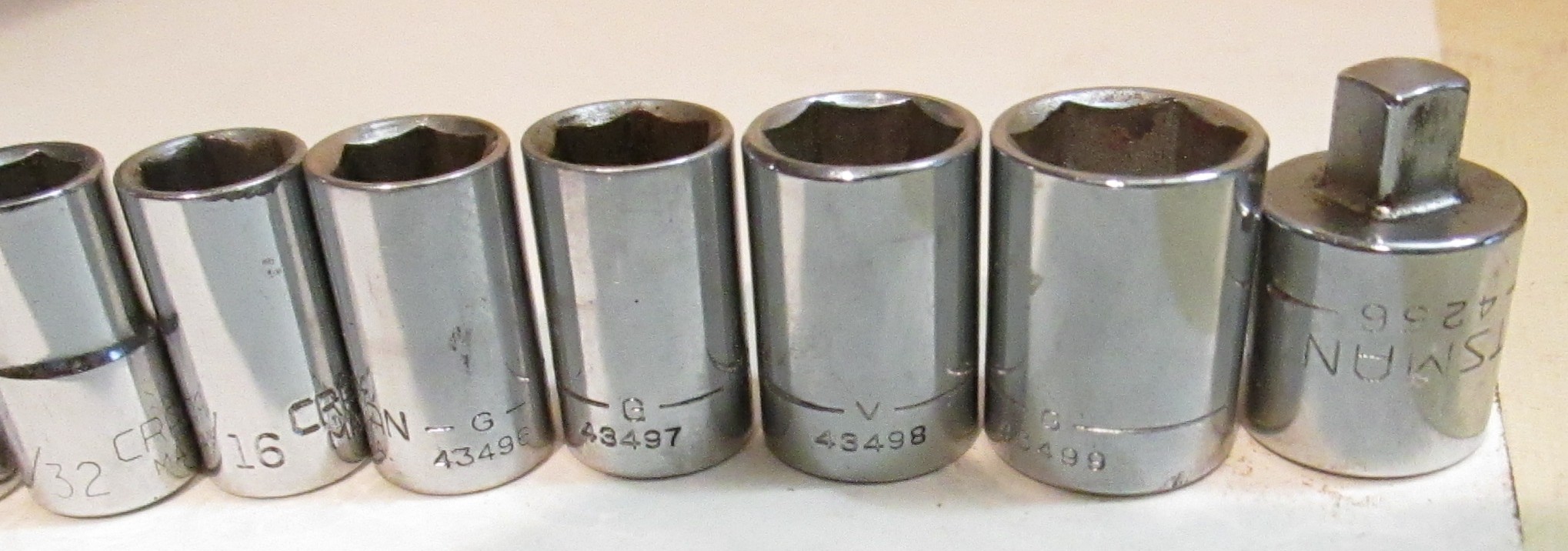 WRIGHT, CHROME DEEP SOCKET, 3/8" DRIVE, 6 POINT, 5/8" SAE, #3520
