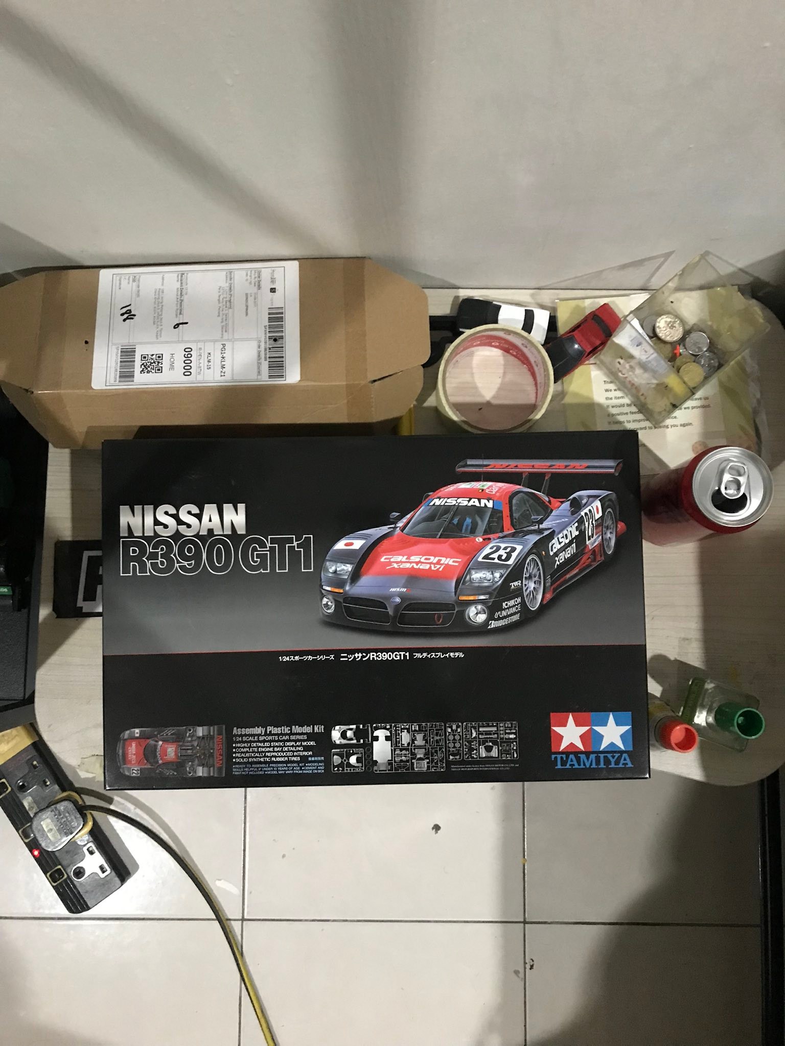 1/24 Nissan R390 GT1 Tamiya N 神造 00060 MAAUUI NISSAN NISSAN 