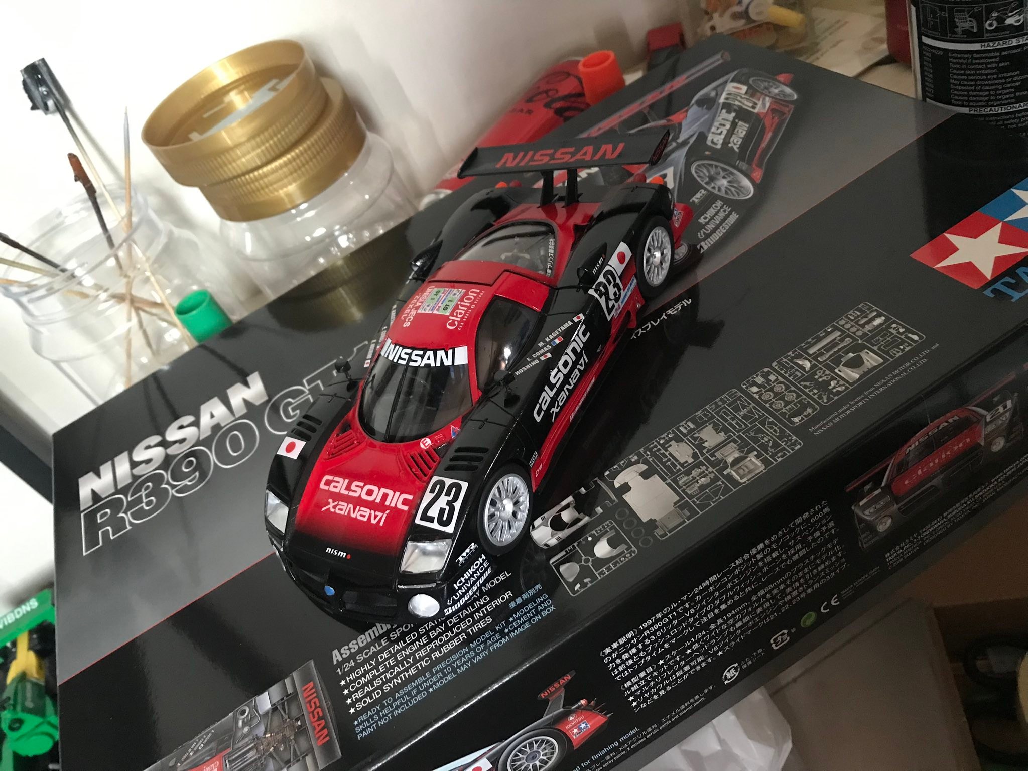 1/24 Nissan R390 GT1 Tamiya N 神造 00060 MAAUUI NISSAN NISSAN 