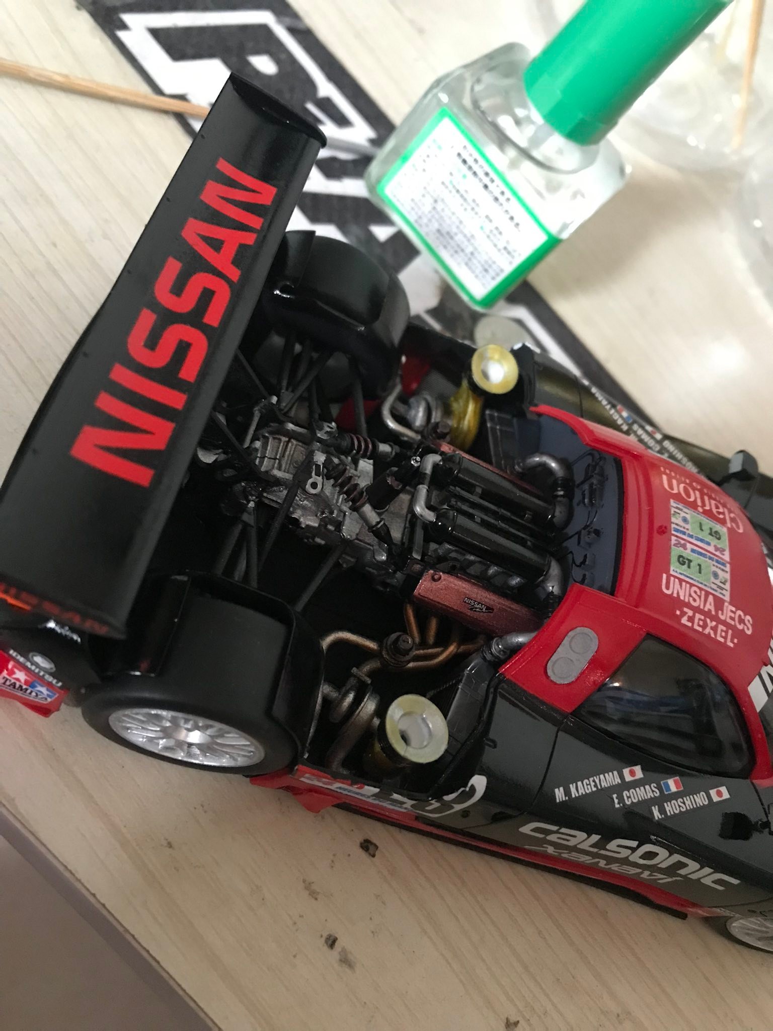 1/24 Nissan R390 GT1 Tamiya N 神造 00060 MAAUUI NISSAN NISSAN 