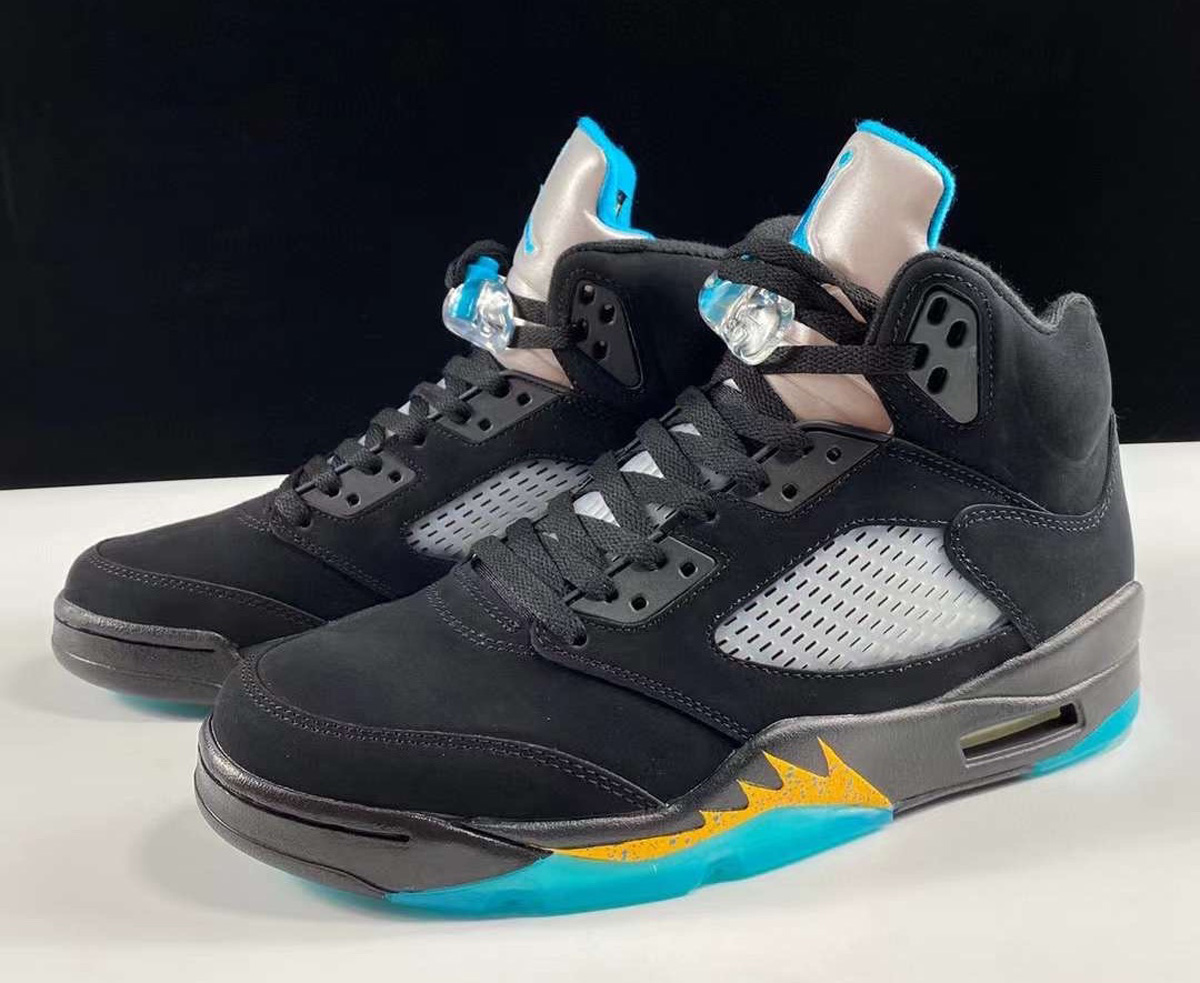 A Closer Look at the Air Jordan 5 'Aqua'