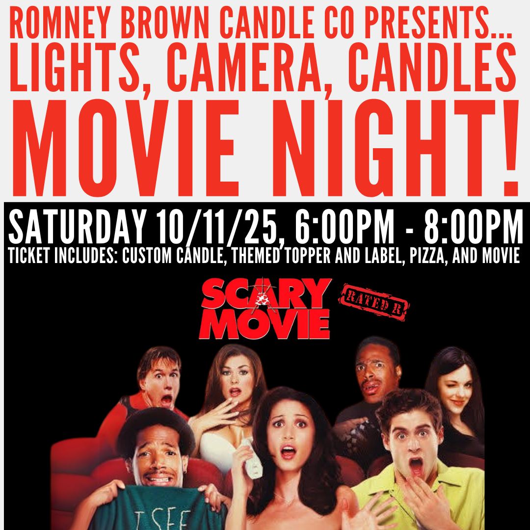 Scary Movie Candle-Making Movie Night (Rated R)