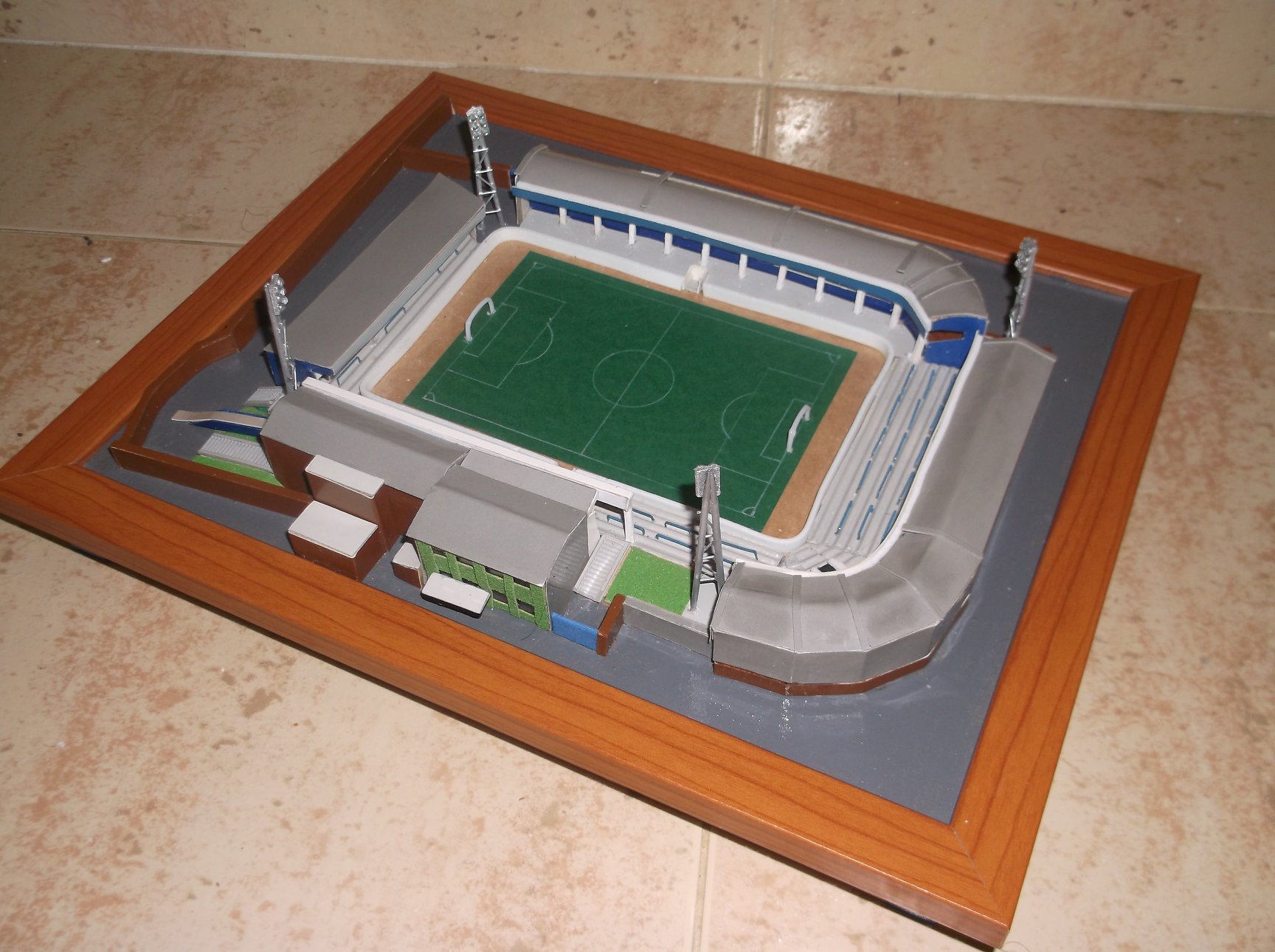Replica football,and rugby stadium models past and present day - a ...