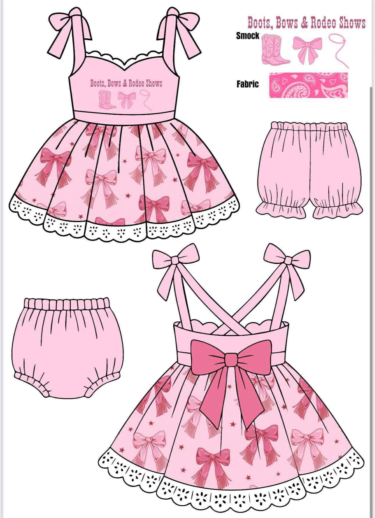Cute smock dress for little girls
