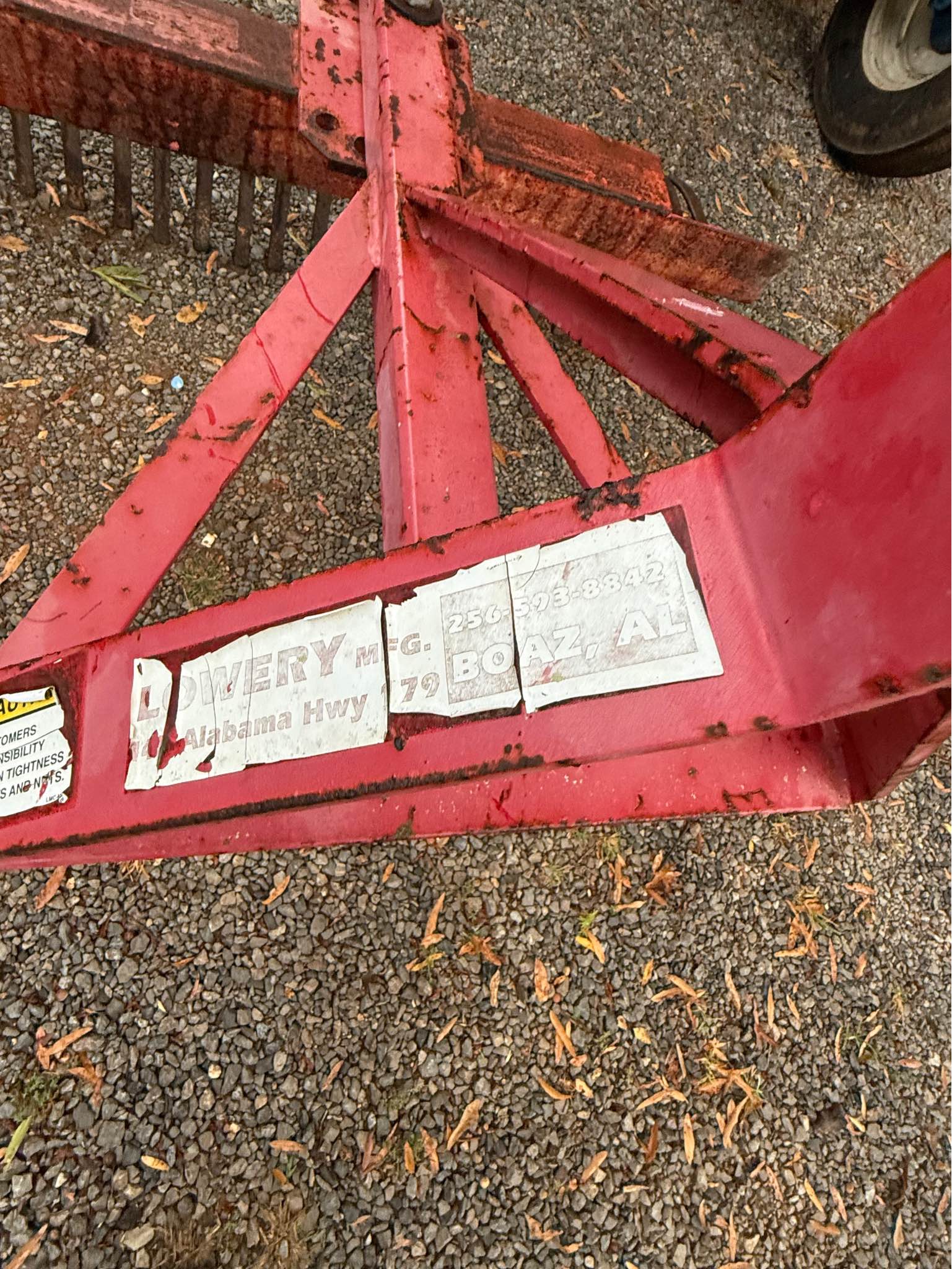 2018 Lowery 4 foot wide landscape/rock rack
