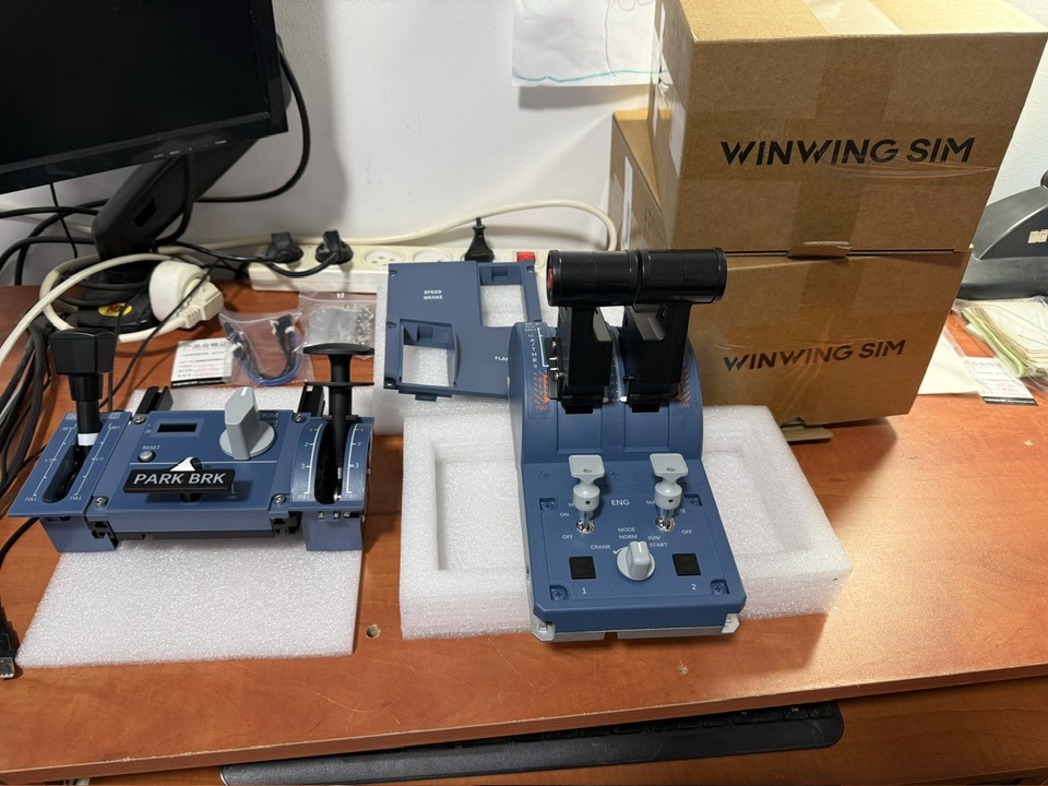 Unboxing Winwing SIM flight controls for Microsoft Flight Simulator