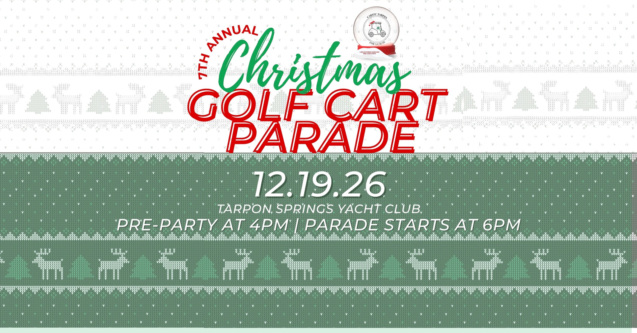7th Annual Cartin’ Tarpon Christmas Golf Cart Parade