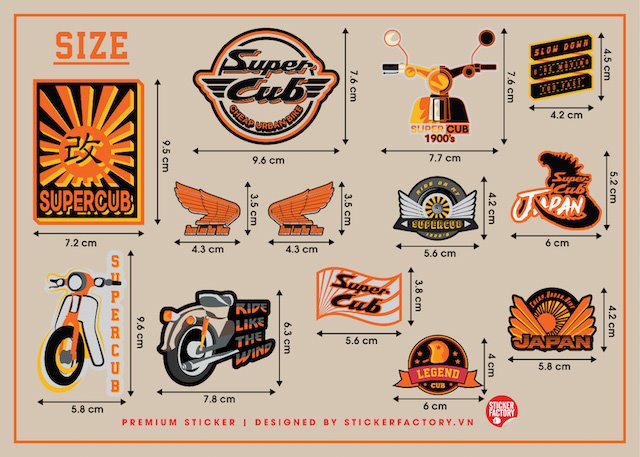 Sticker Factory - Đây bảng size cho anh em nha! PREMIUM... | Facebook