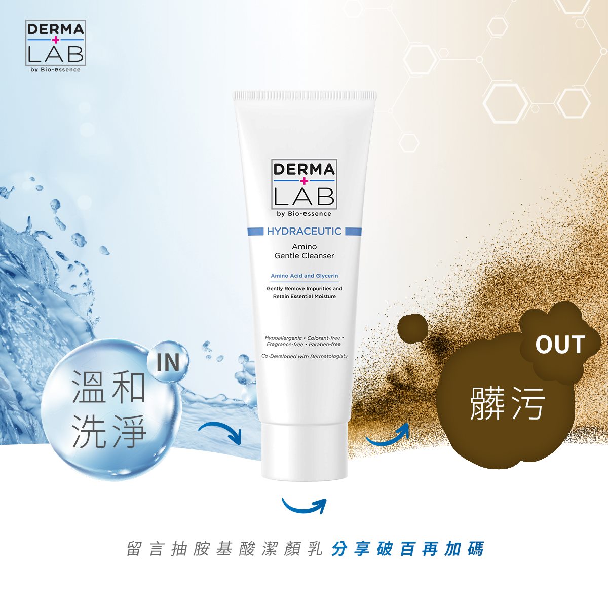 DERMA LAB 德美醫研 - 【溫和胺基酸親膚柔洗 好溫柔! 】 留言抽胺基酸親膚溫和潔顏乳~ ... | Facebook