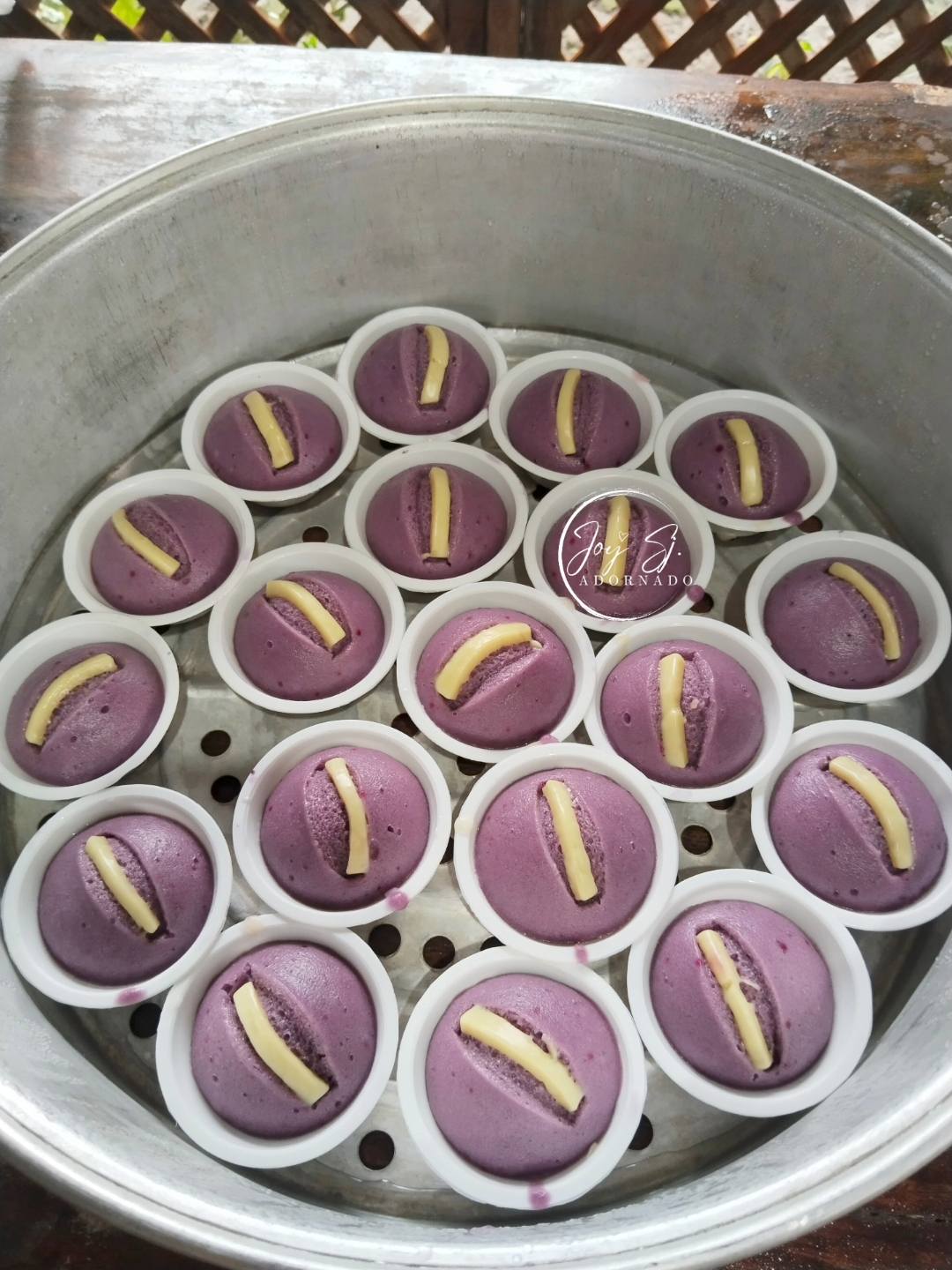 Joy - Puto Cheese Ube flavor Ala Goldi Recipe Ingredients, 2 cups All ...