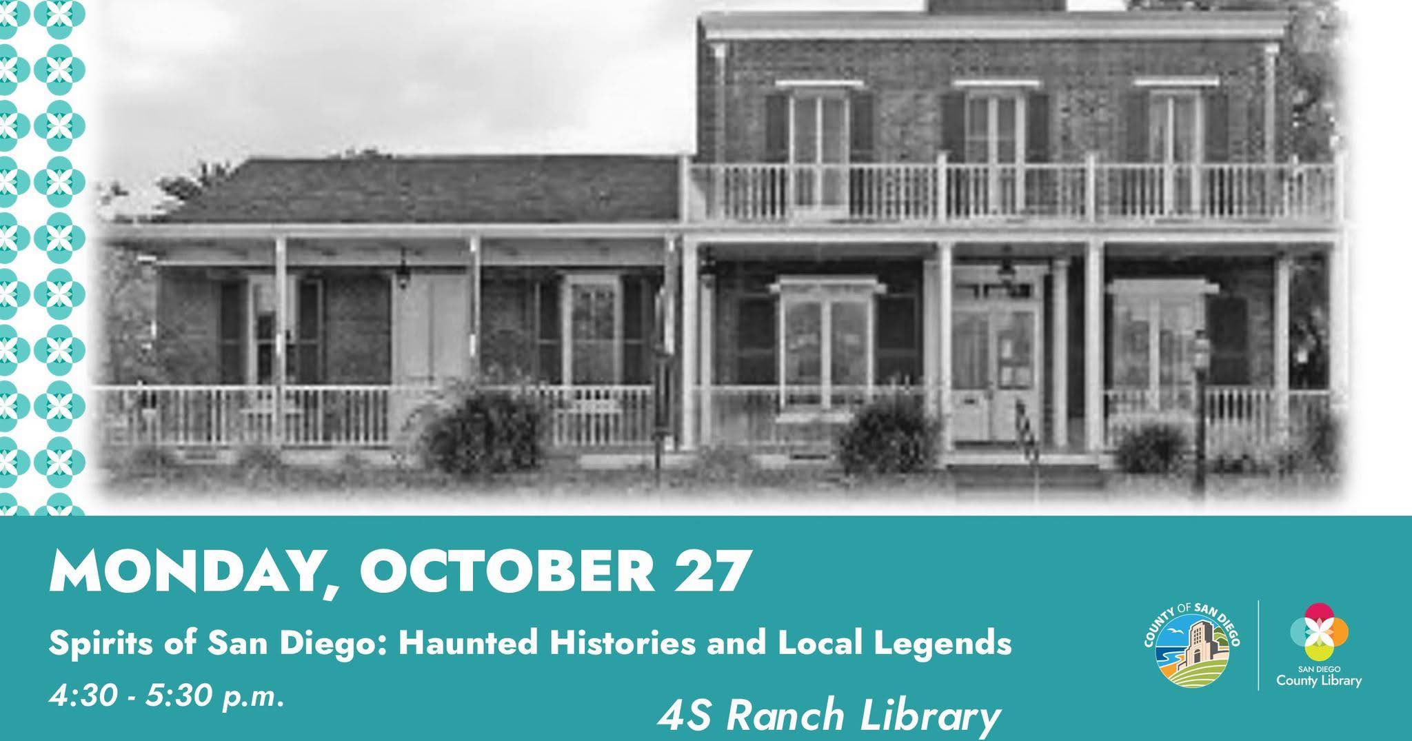 San Diego History Center Presents...Haunted San Diego | Facebook