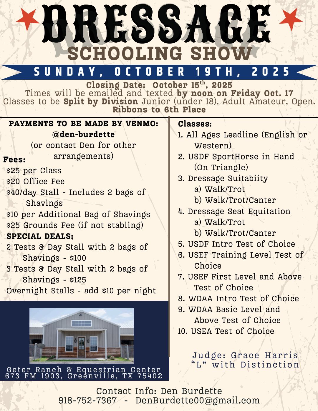 Region 9 Dressage Riders | Dressage Schooling Show Oct | Facebook