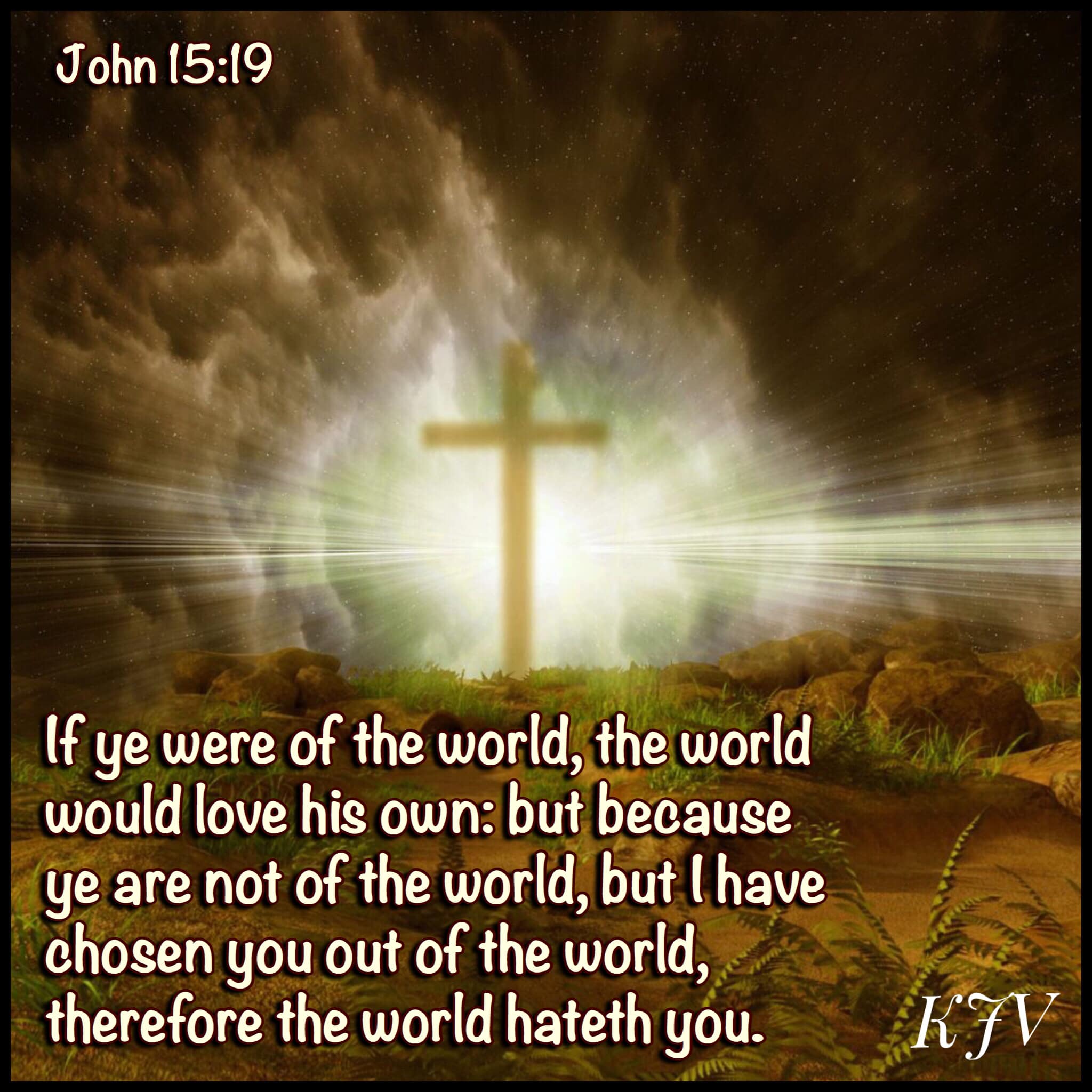 Verse of the day. If ye were of... - Grace Baptist Church