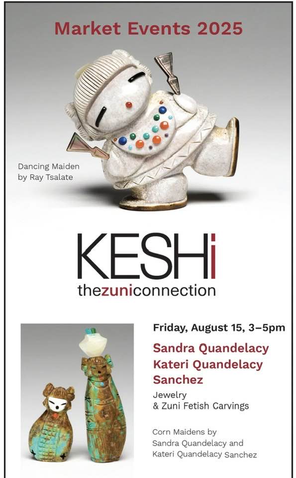 Zuni carvers at Keshi Indian Market event
